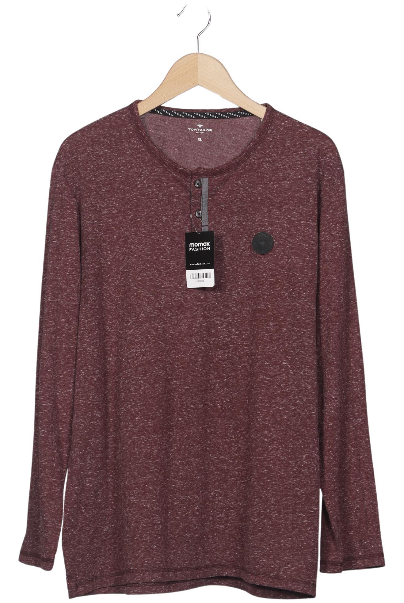 Thumbnail - Tom Tailor Herren Langarmshirt, bordeaux, Gr. 54