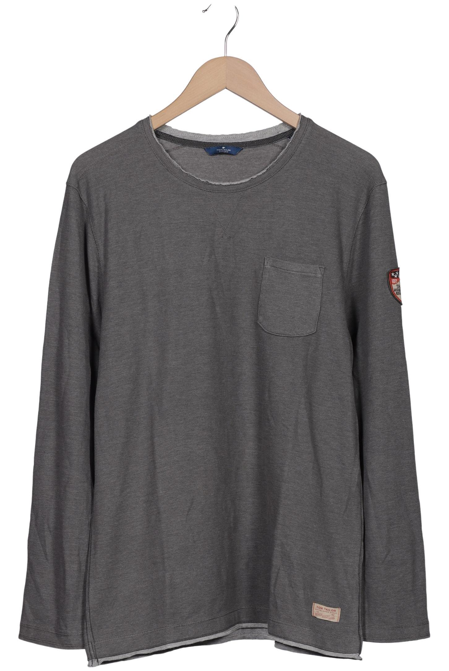 

Tom Tailor Herren Langarmshirt, grau, Gr. 54