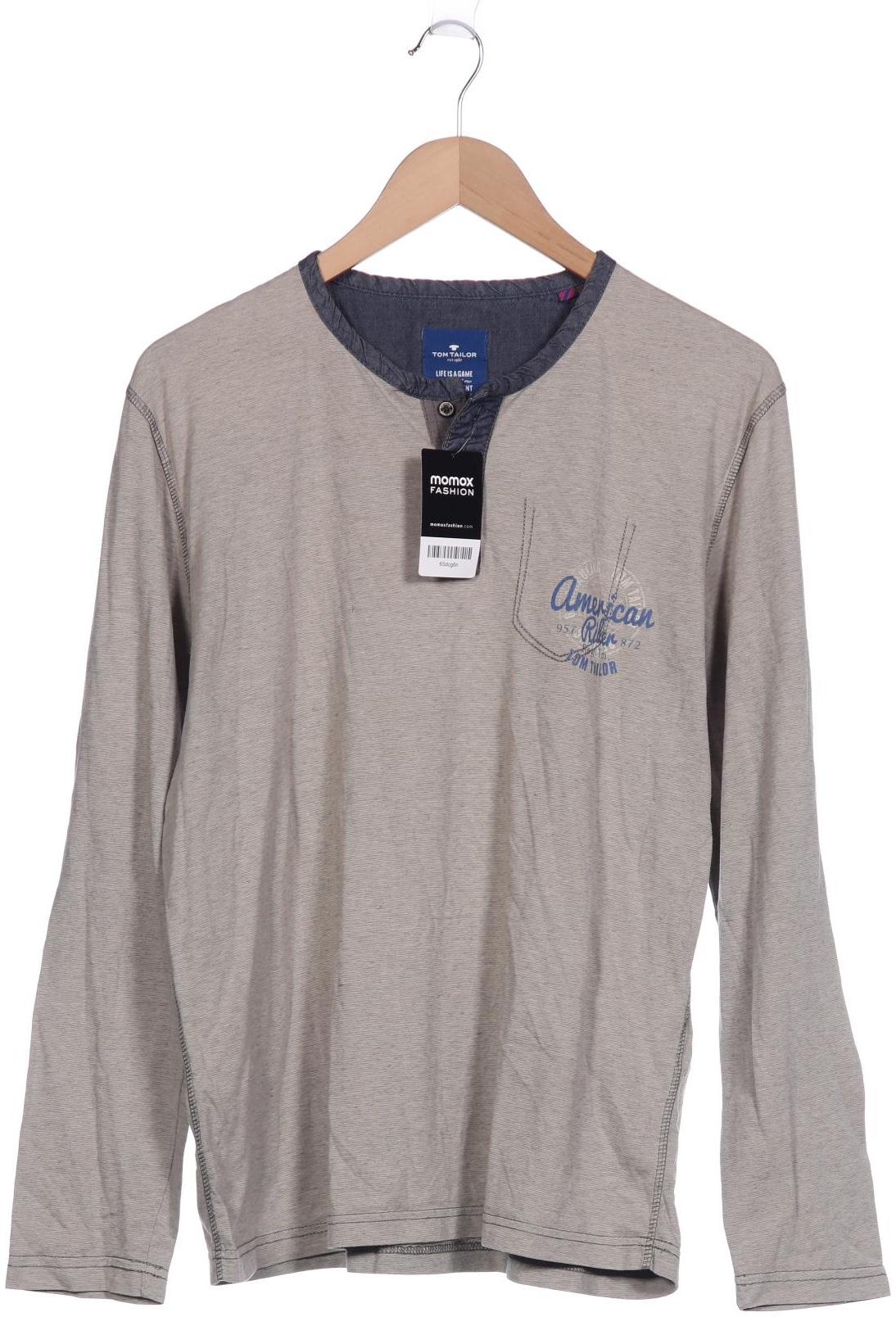 

Tom Tailor Herren Langarmshirt, grau, Gr. 52