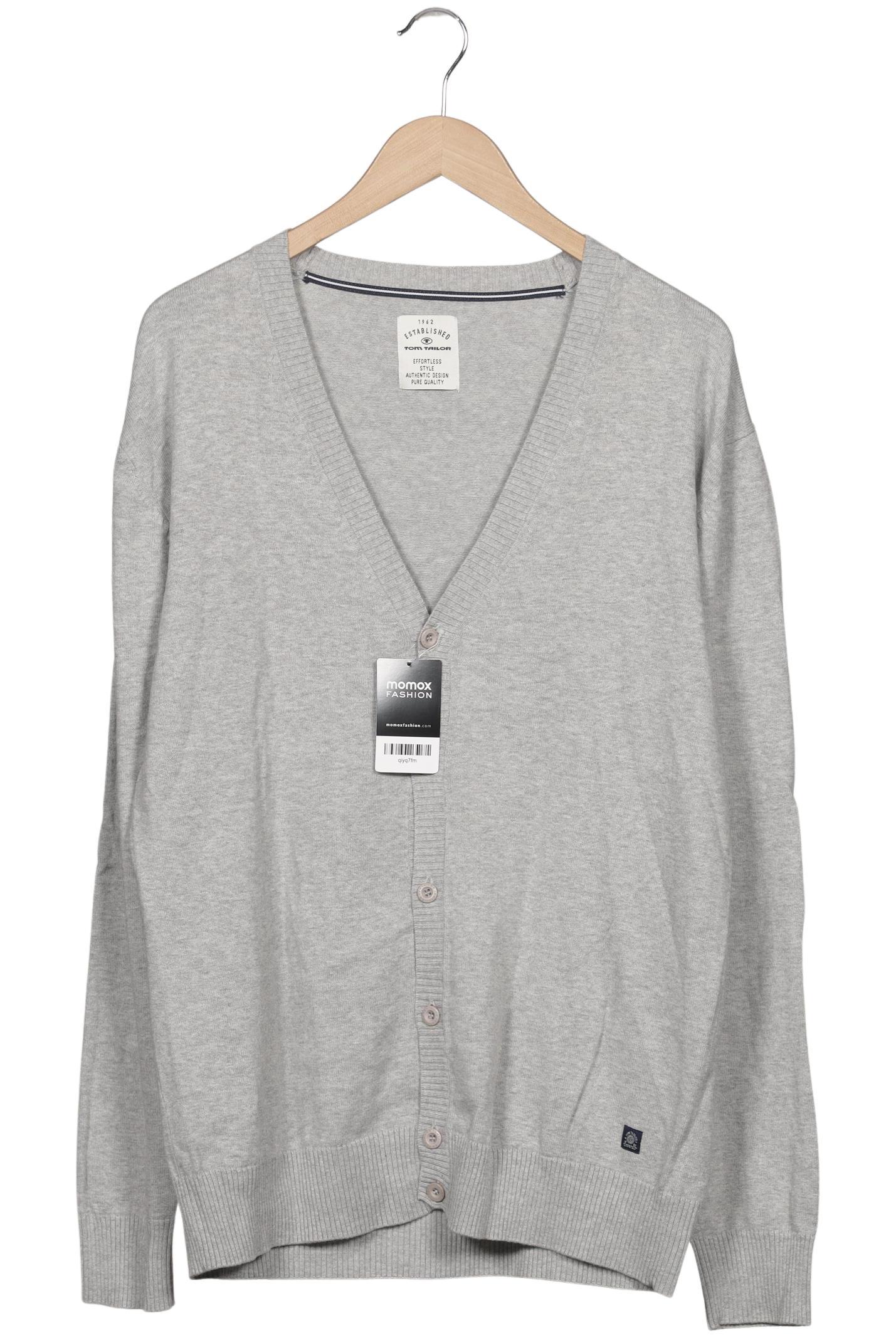 Thumbnail - Tom Tailor Herren Strickjacke, grau, Gr. 54