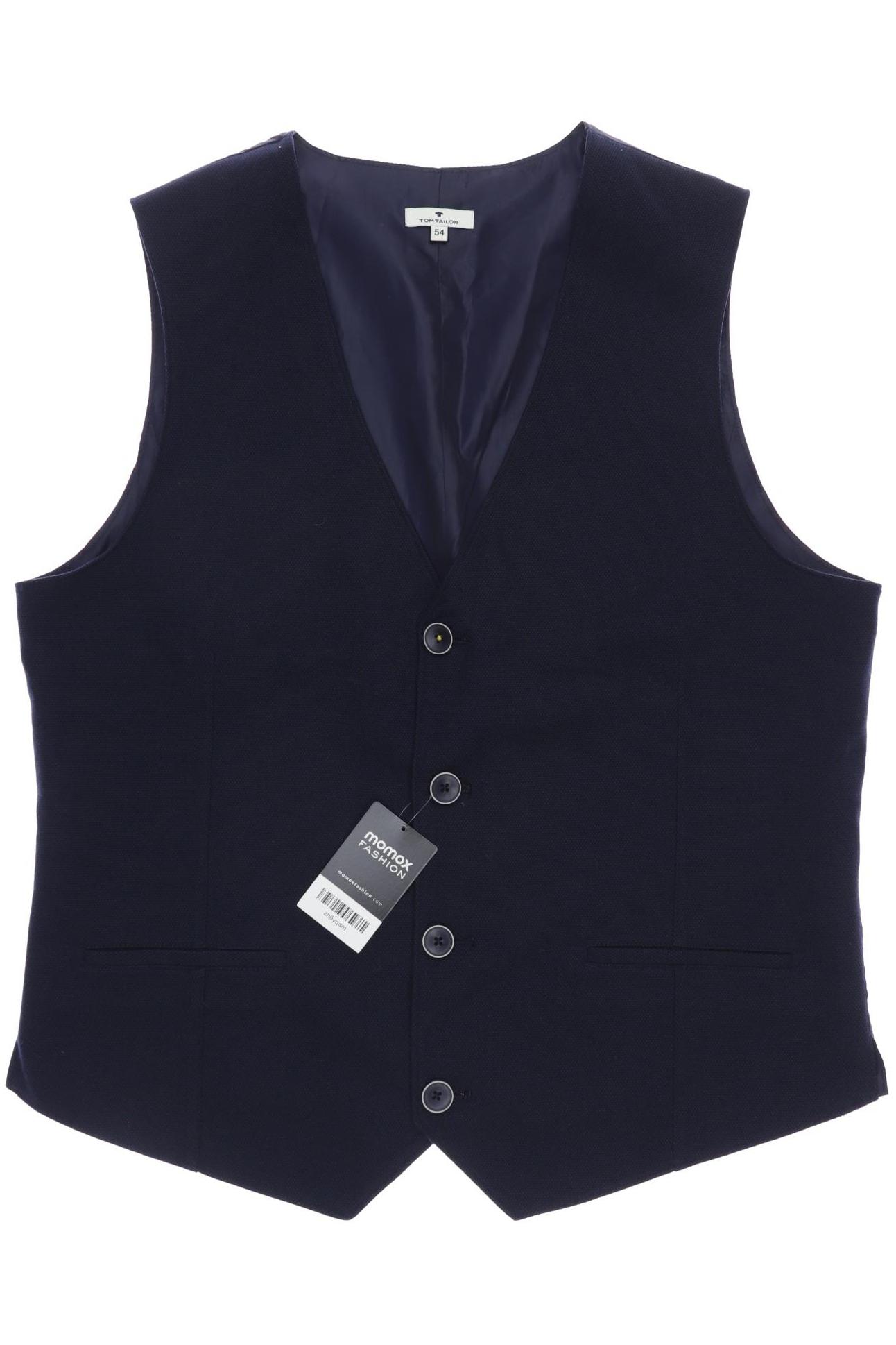 

Tom Tailor Herren Weste, marineblau, Gr. 54