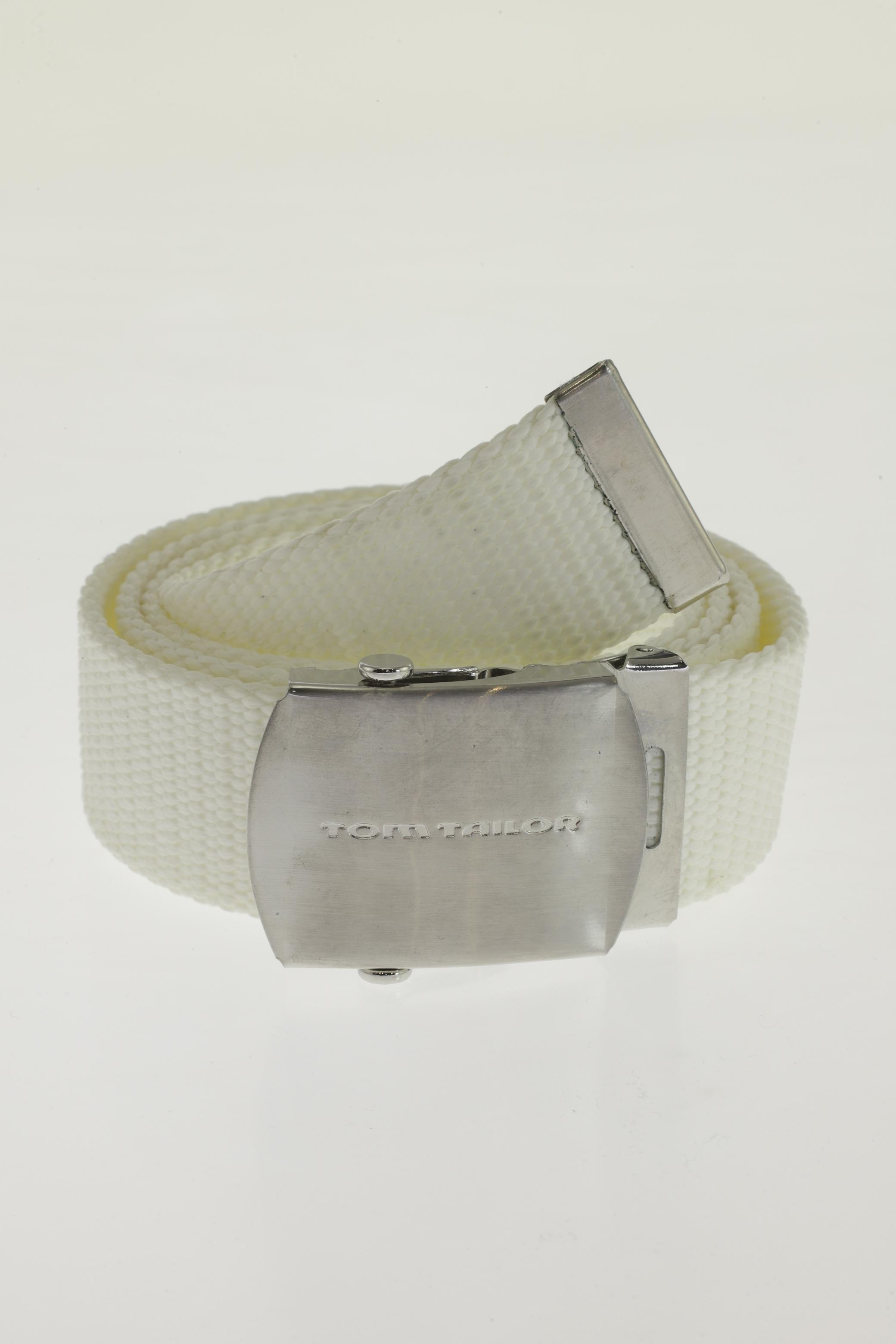 

Tom Tailor Herren Gürtel, weiß