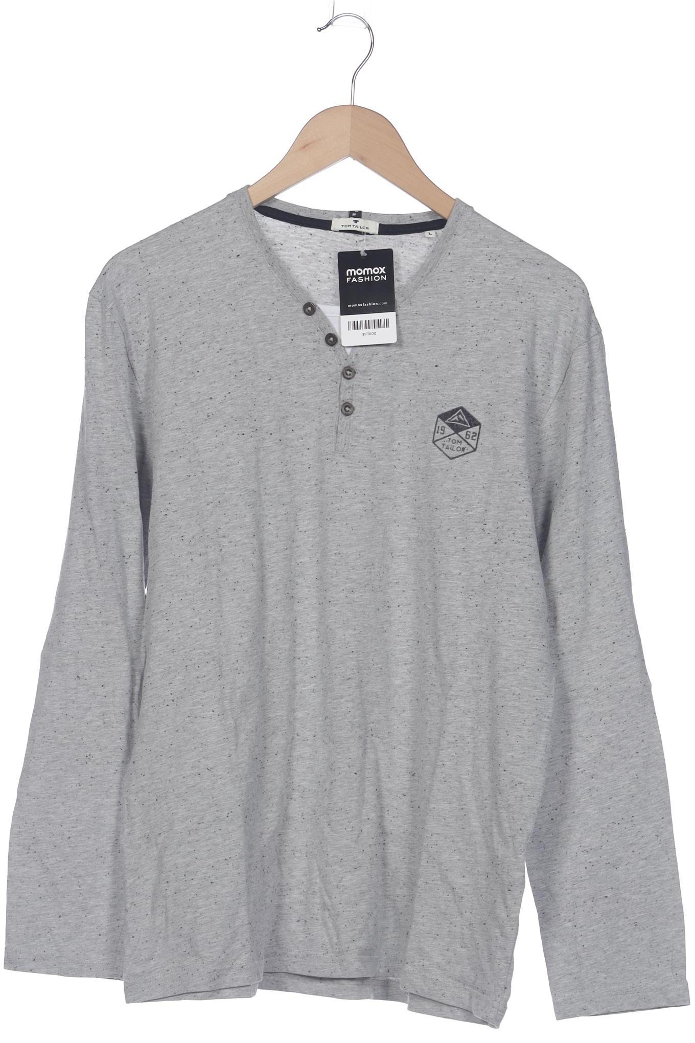 Thumbnail - Tom Tailor Herren Langarmshirt, grau, Gr. 52