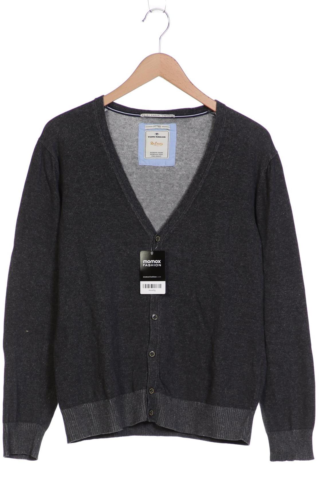 

Tom Tailor Herren Strickjacke, grau, Gr. 52