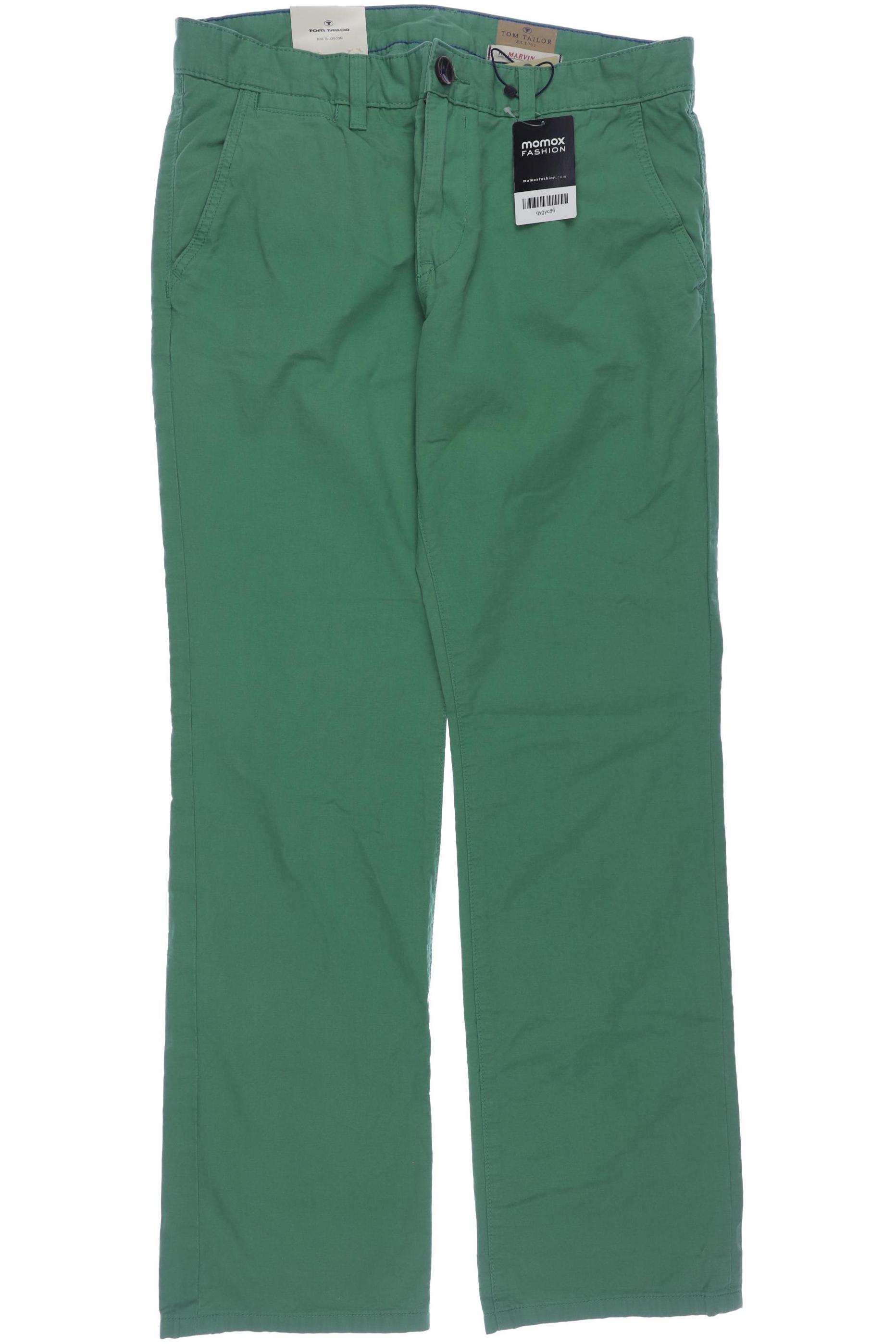 

Tom Tailor Herren Stoffhose, grün, Gr. 34