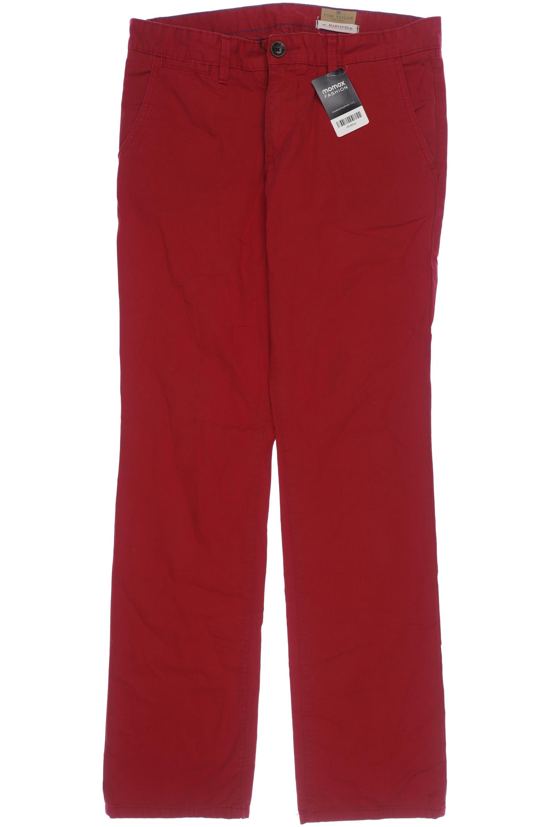 

Tom Tailor Herren Stoffhose, rot, Gr. 34