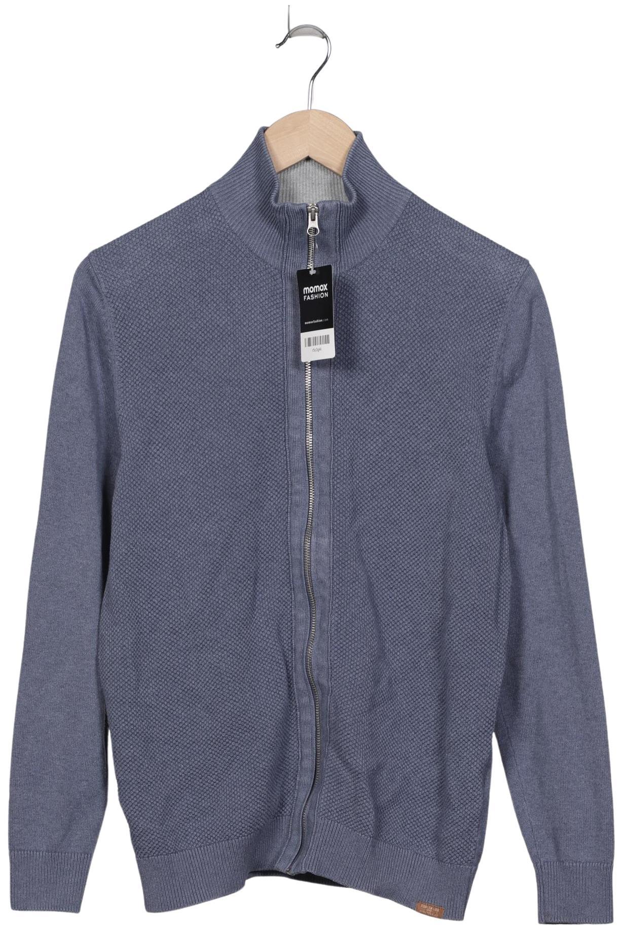 

Tom Tailor Herren Strickjacke, blau, Gr. 48