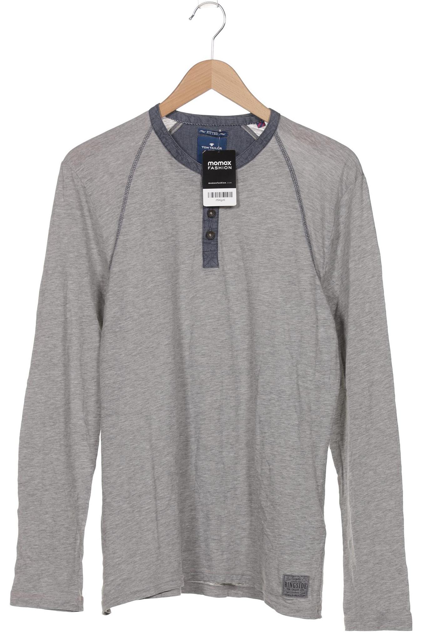 

Tom Tailor Herren Langarmshirt, grau, Gr. 52