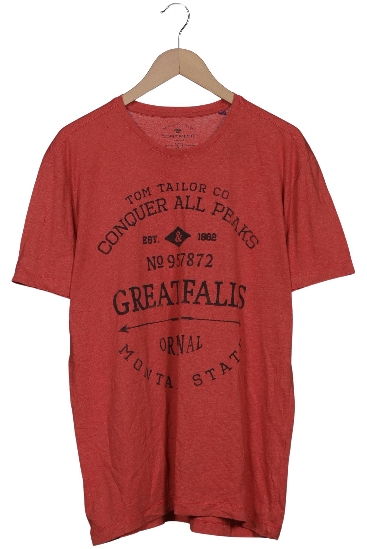 

Tom Tailor Herren T-Shirt, rot, Gr. 54