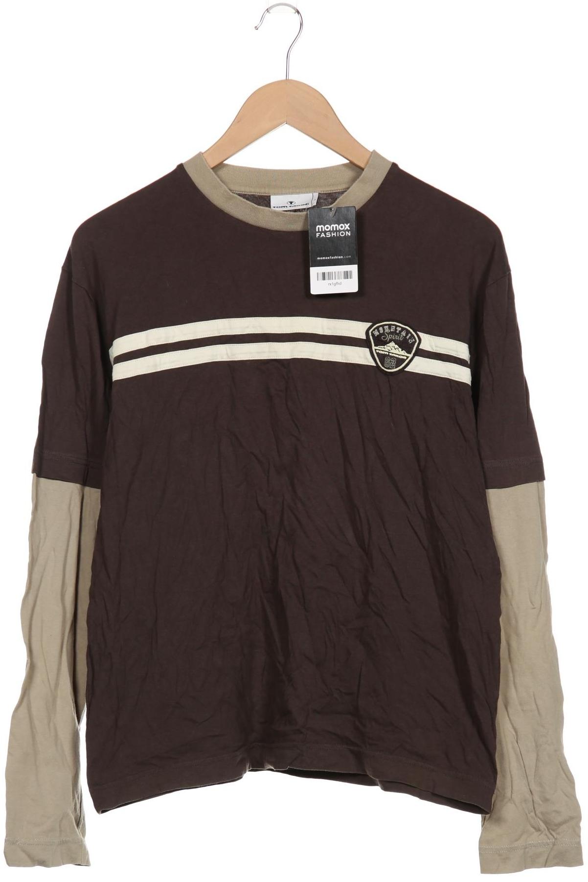 

Tom Tailor Herren Langarmshirt, braun, Gr. 52