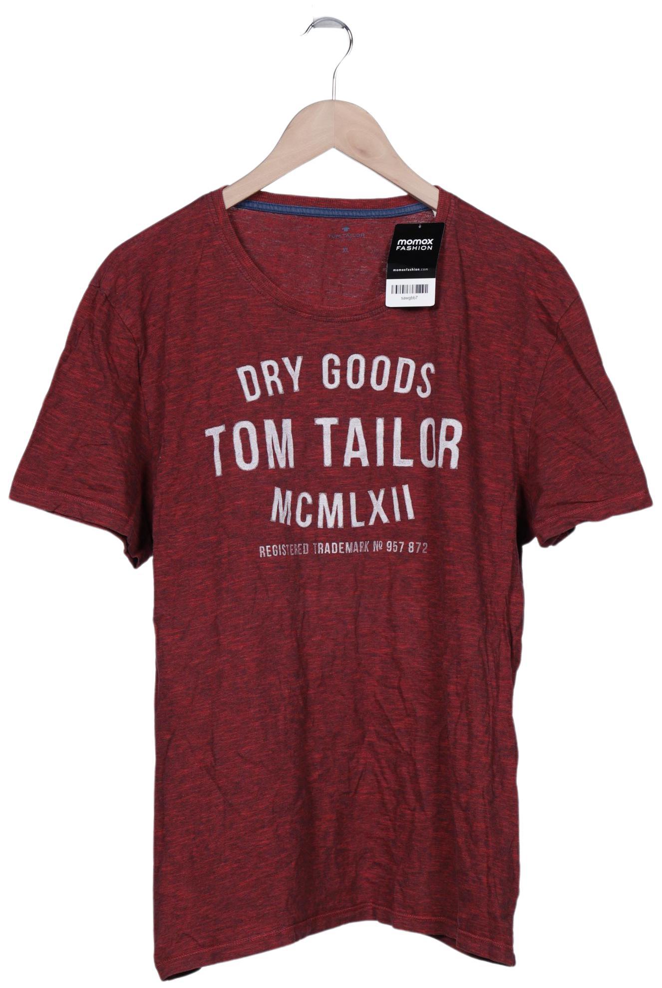 

Tom Tailor Herren T-Shirt, bordeaux, Gr. 54