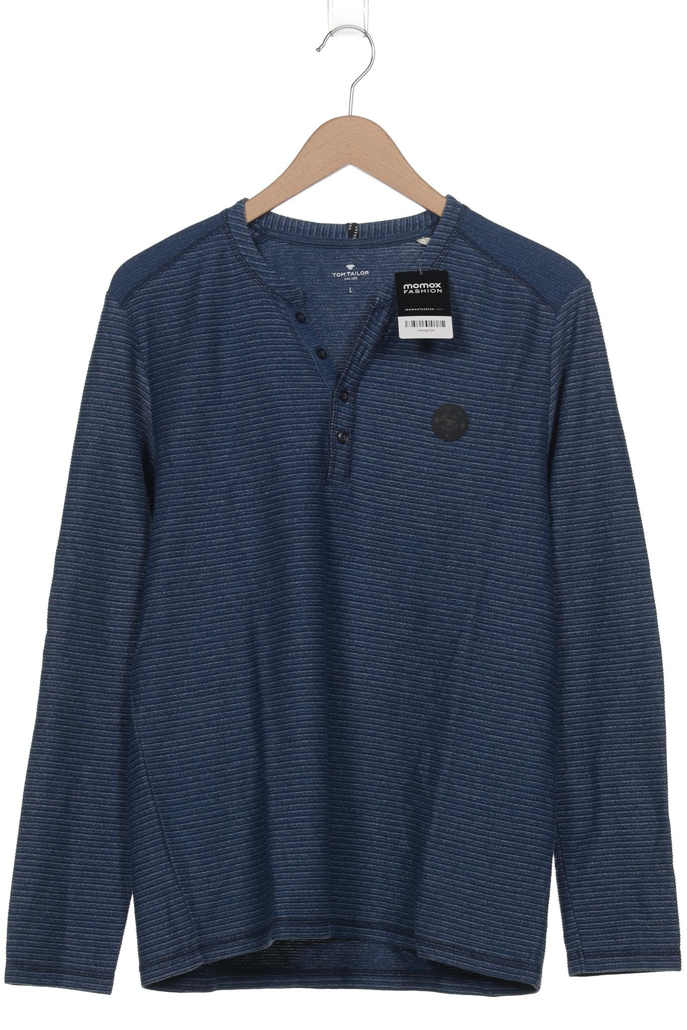 

Tom Tailor Herren Langarmshirt, marineblau, Gr. 52