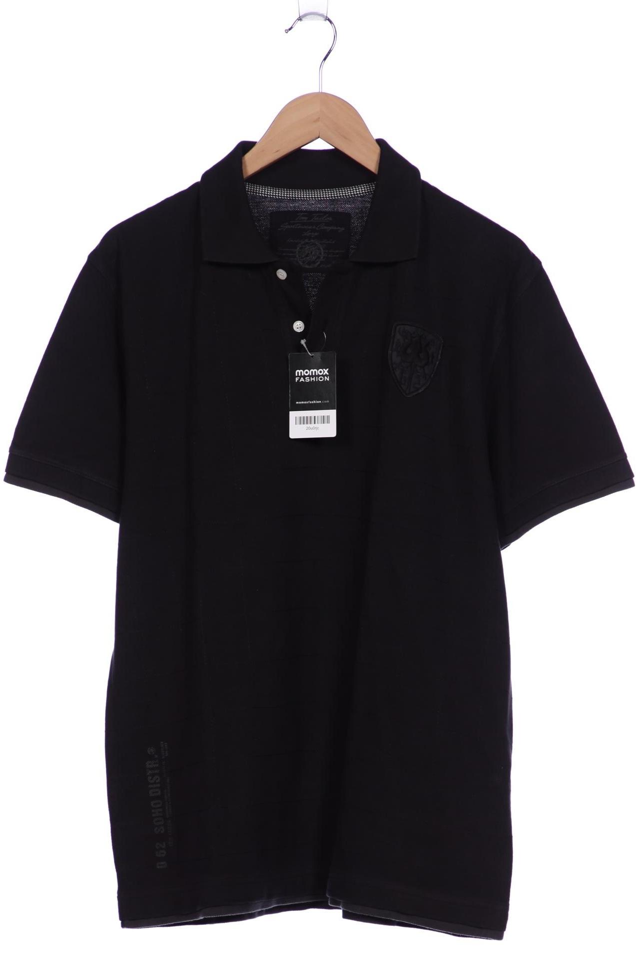 Thumbnail - Tom Tailor Herren Poloshirt, schwarz, Gr. 52