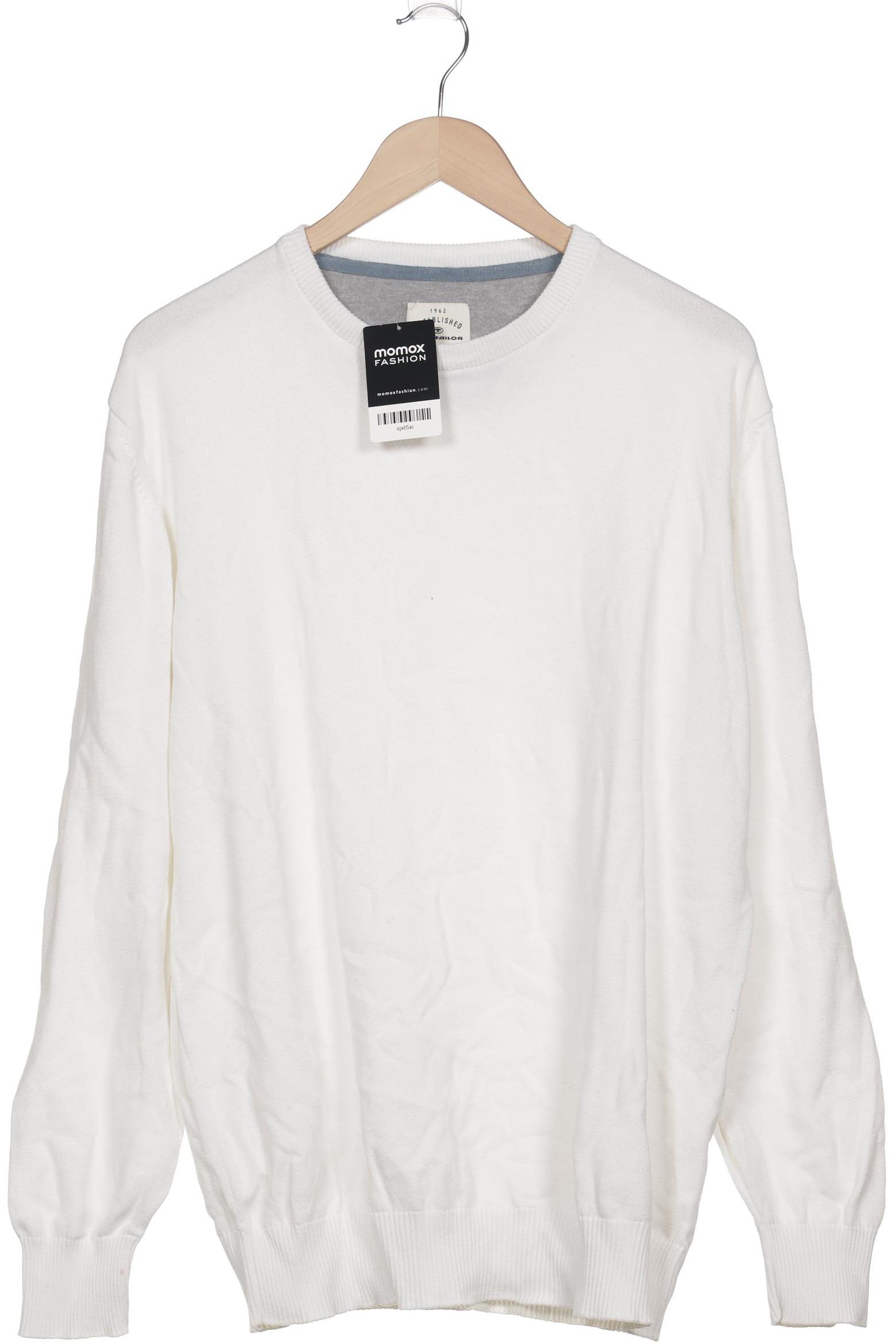 

Tom Tailor Herren Pullover, weiß, Gr. 54