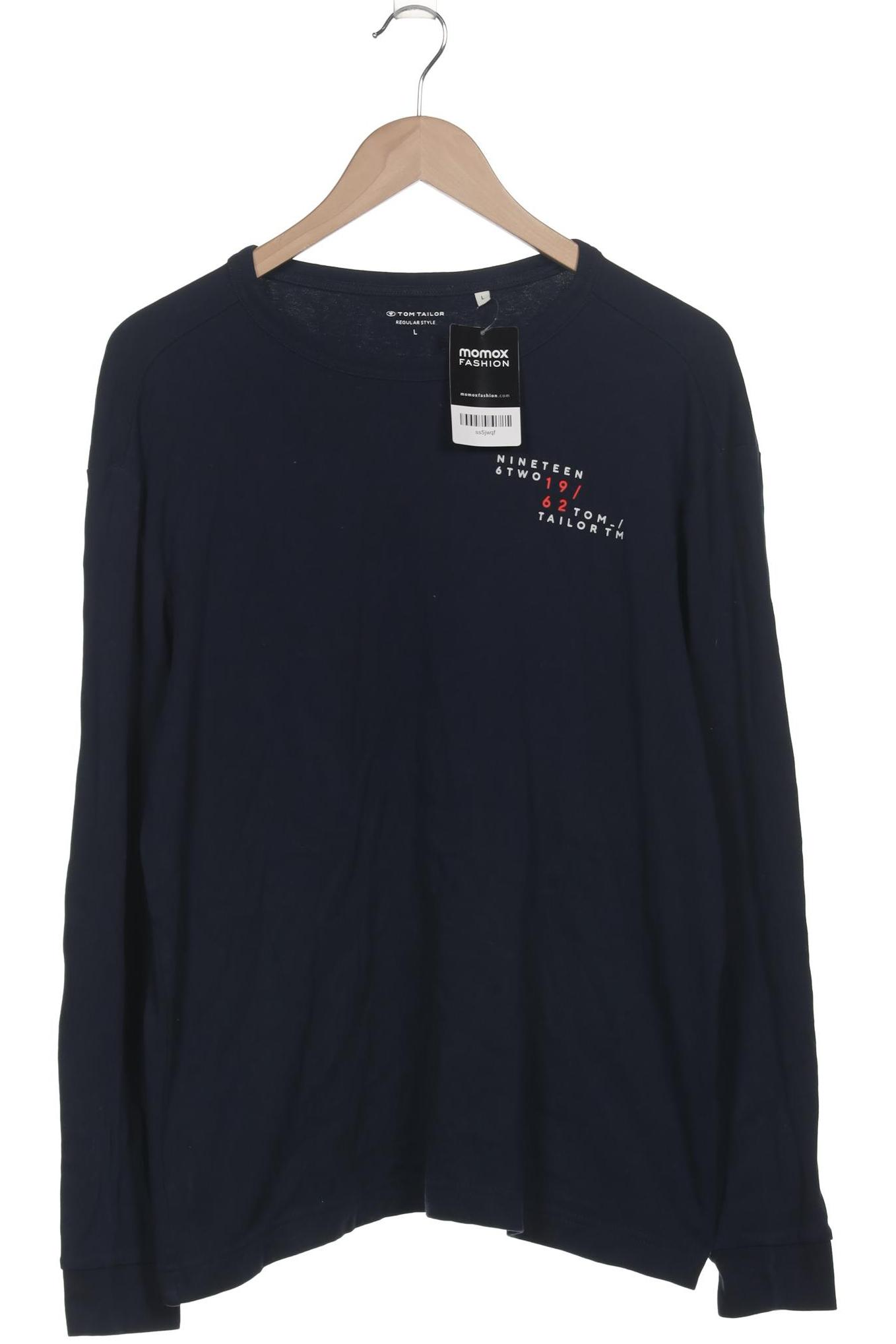

Tom Tailor Herren Langarmshirt, marineblau, Gr. 52