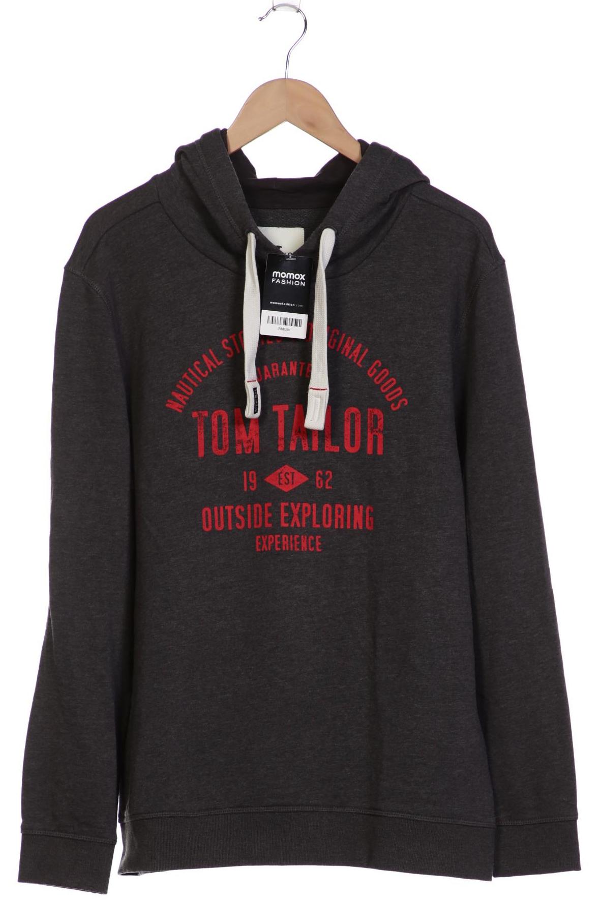 

Tom Tailor Herren Kapuzenpullover, grau, Gr. 54