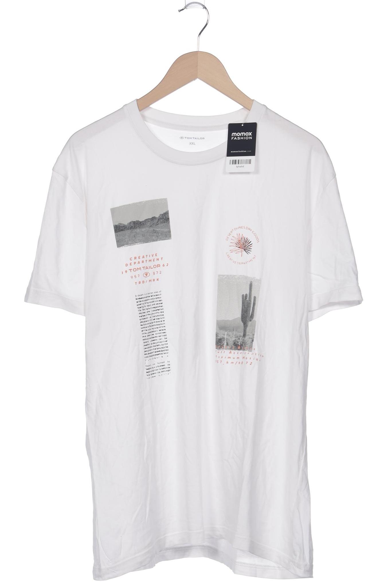 

Tom Tailor Herren T-Shirt, weiß, Gr. 56