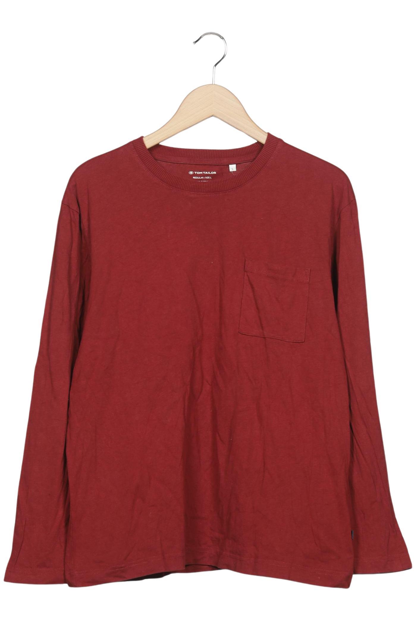 

Tom Tailor Herren Langarmshirt, rot, Gr. 52