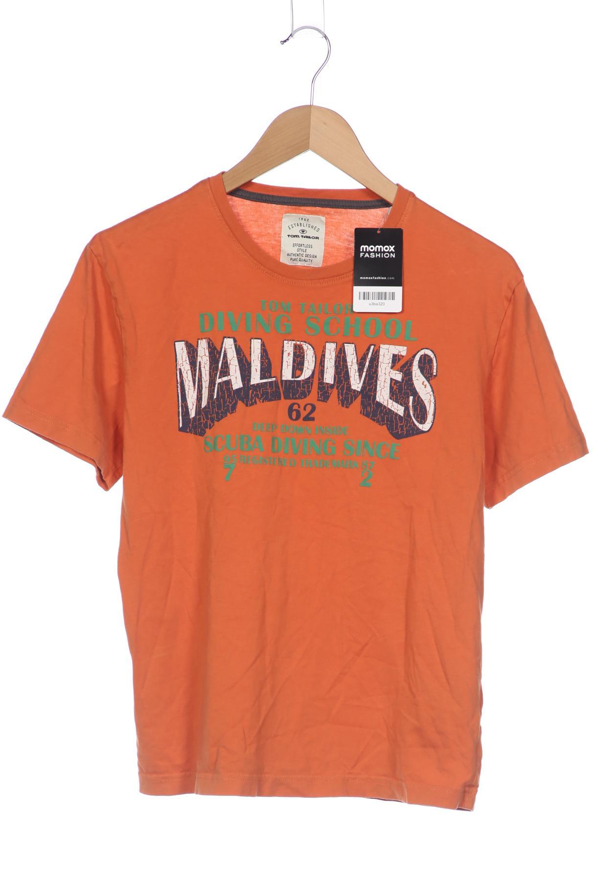 

Tom Tailor Herren T-Shirt, orange, Gr. 48