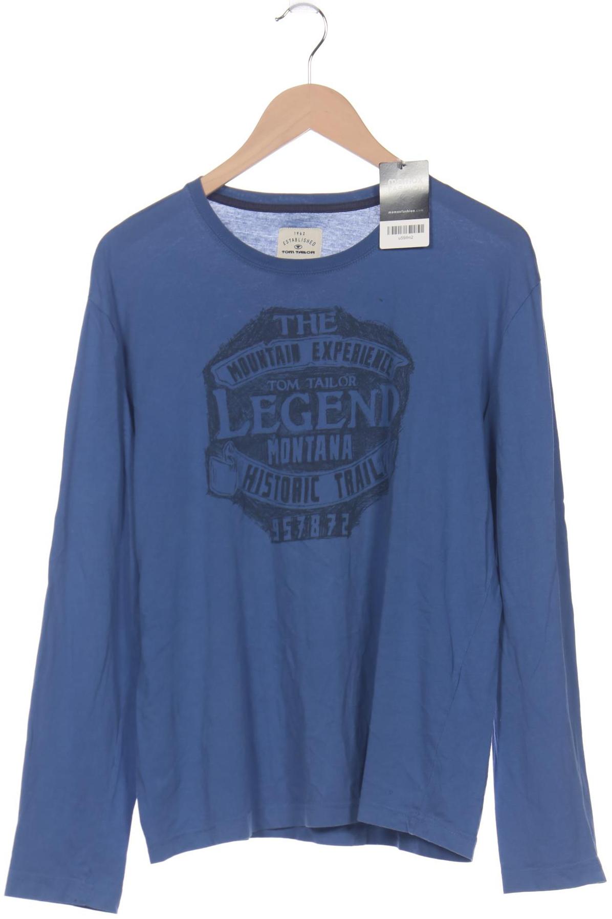 

Tom Tailor Herren Langarmshirt, blau, Gr. 52