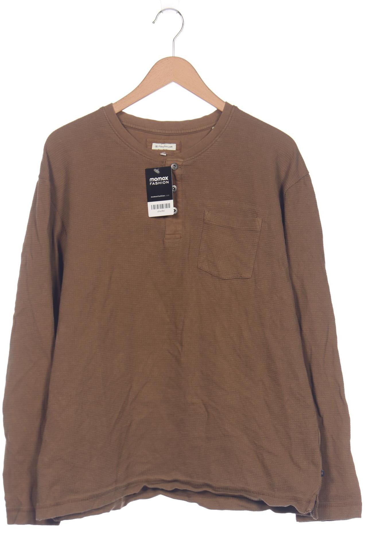 

Tom Tailor Herren Langarmshirt, braun, Gr. 56