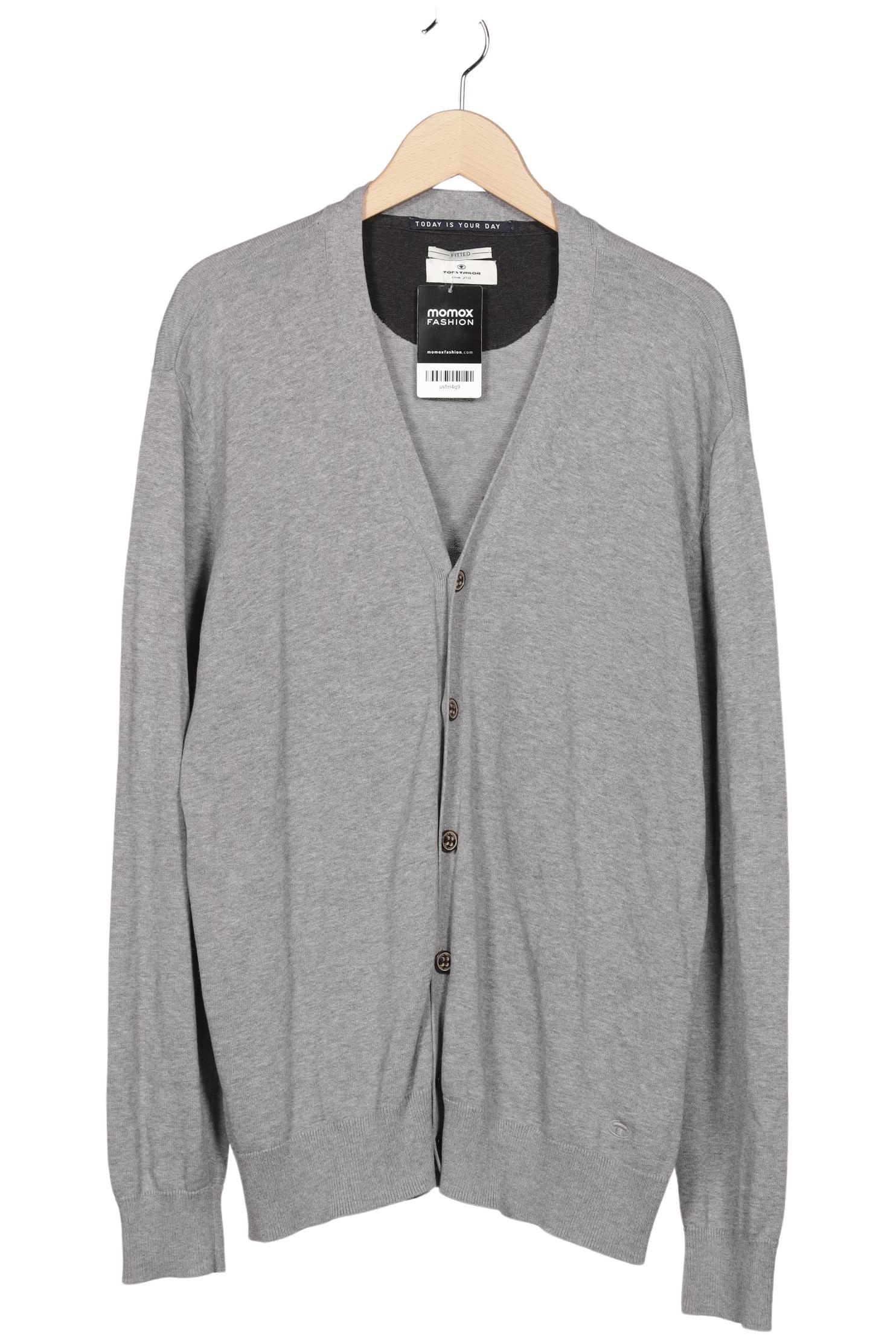 

Tom Tailor Herren Strickjacke, grau, Gr. 54