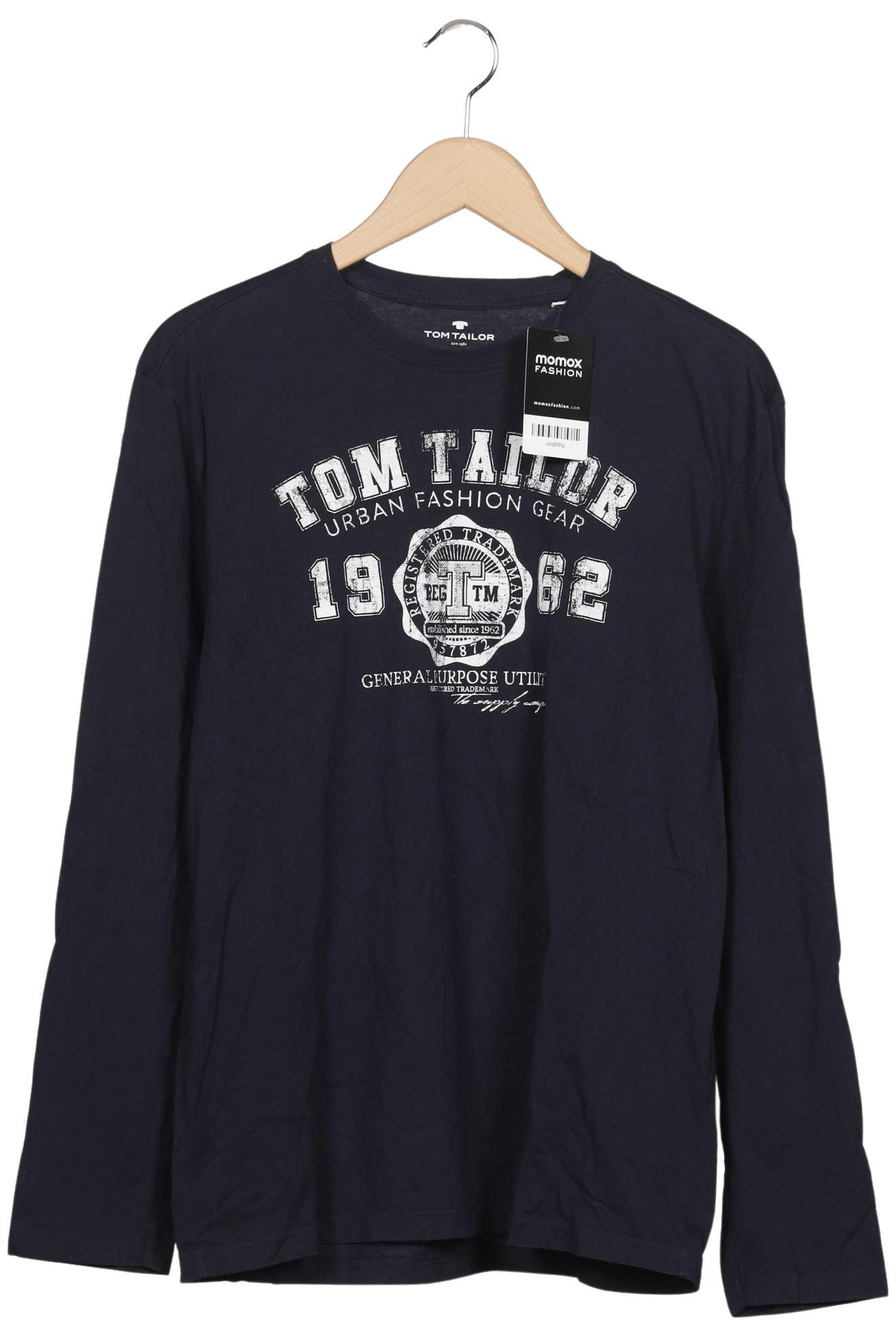 

Tom Tailor Herren Langarmshirt, marineblau, Gr. 52