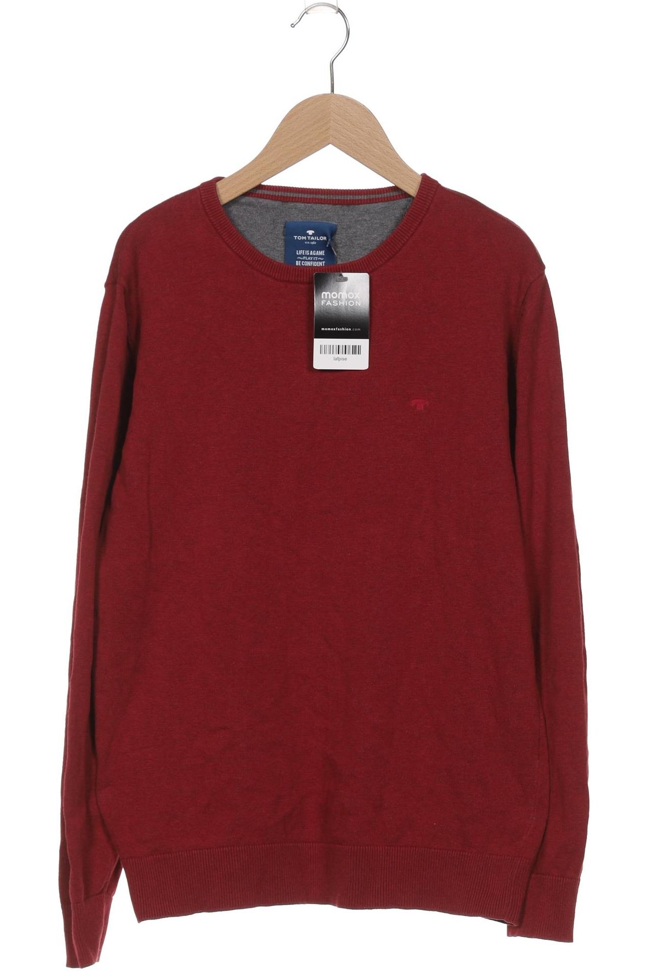 

Tom Tailor Herren Pullover, bordeaux, Gr. 48
