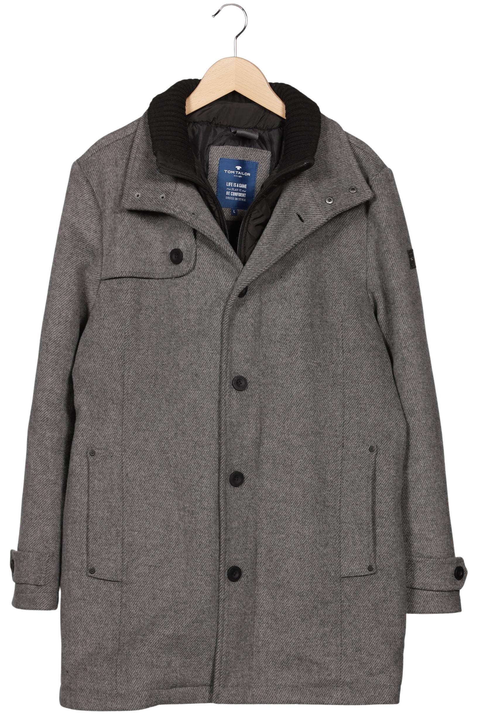 

Tom Tailor Herren Mantel, grau, Gr. 52
