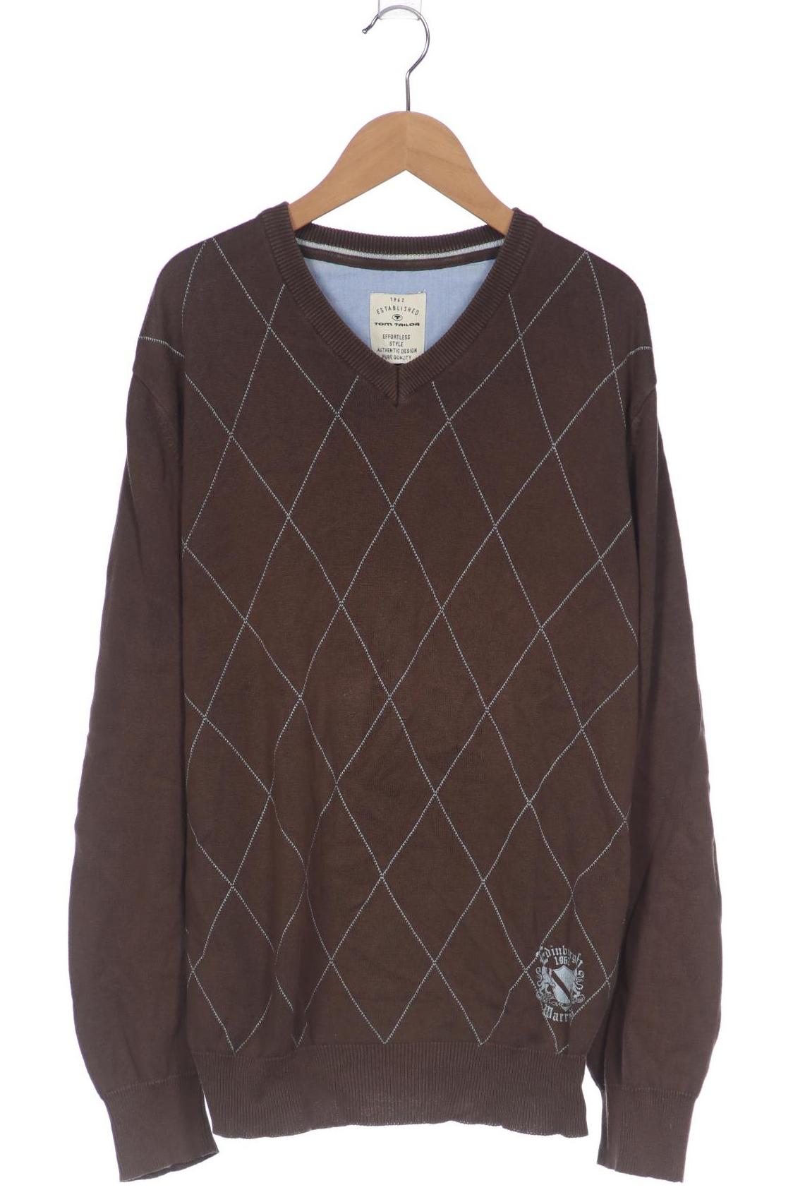 

Tom Tailor Herren Pullover, braun, Gr. 52