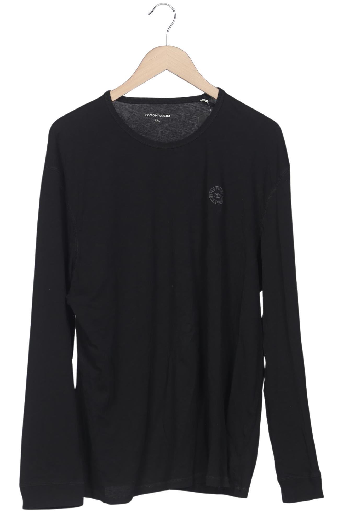 Thumbnail - Tom Tailor Herren Langarmshirt, schwarz, Gr. 58