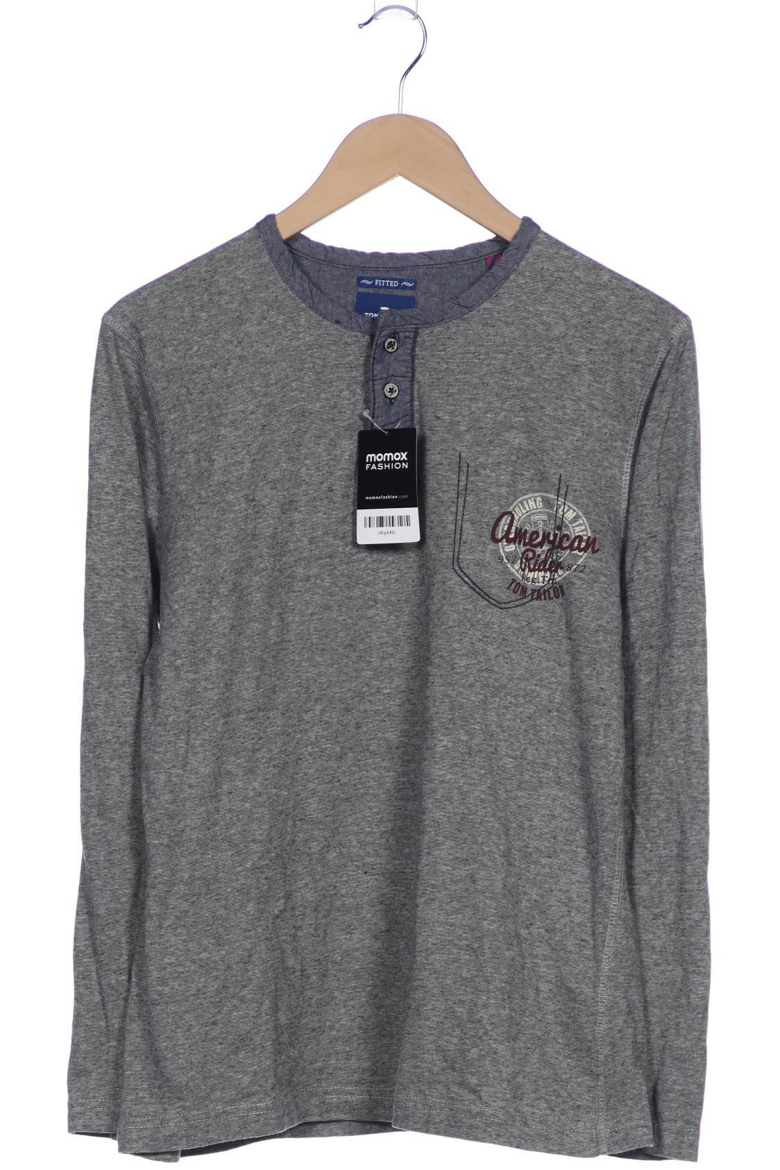 

Tom Tailor Herren Langarmshirt, grau, Gr. 52