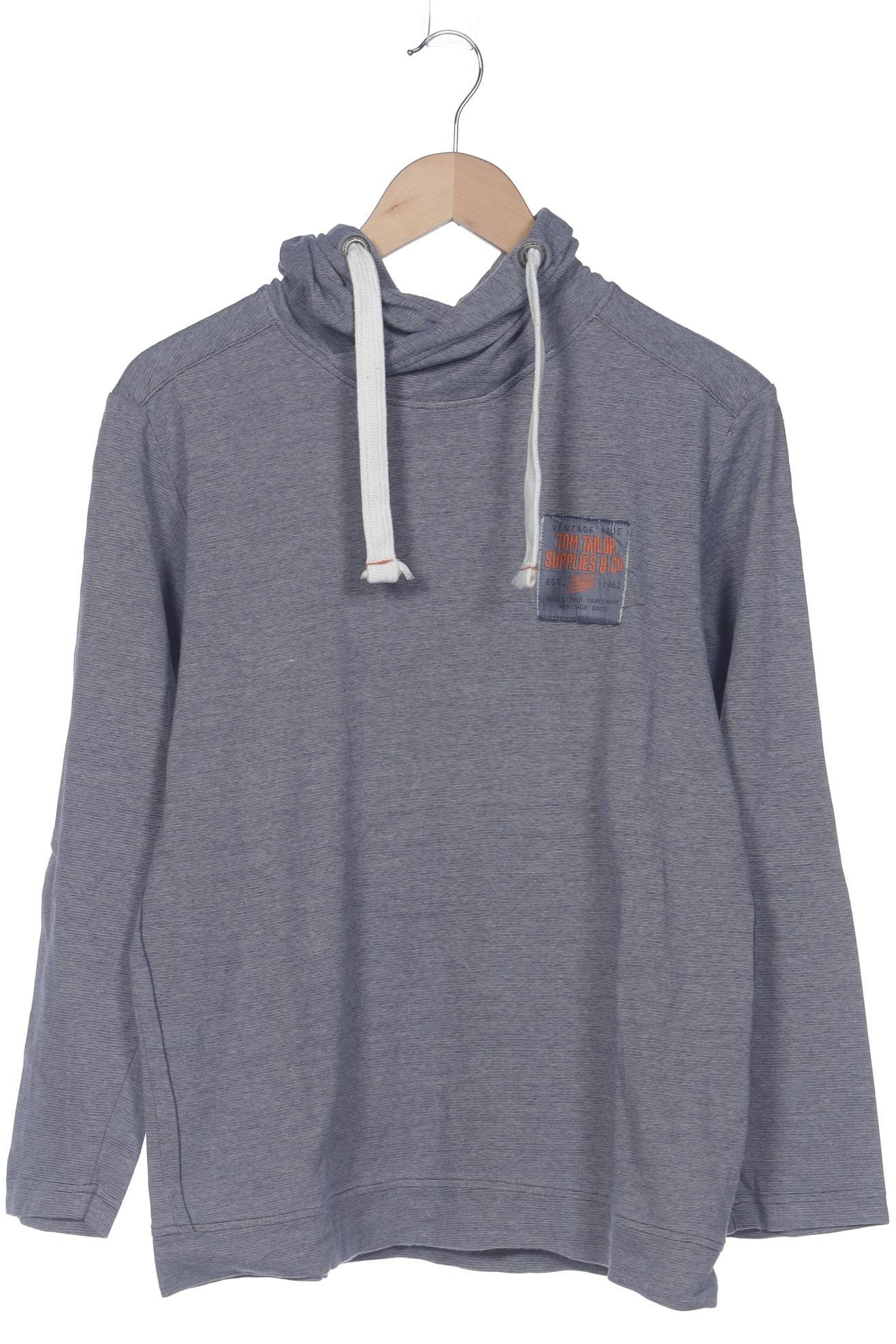 

Tom Tailor Herren Kapuzenpullover, blau, Gr. 48