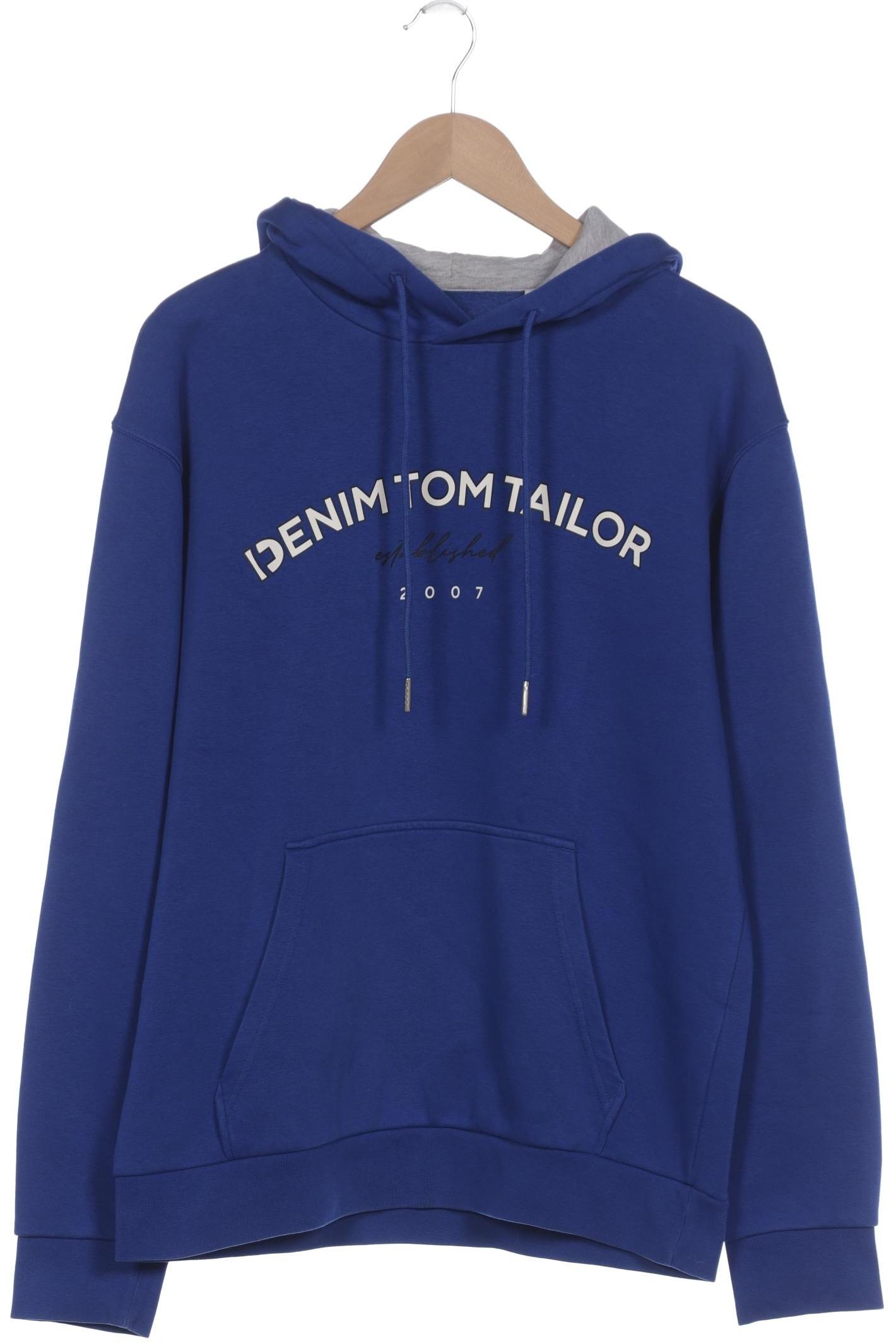 

Tom Tailor Herren Kapuzenpullover, blau, Gr. 52