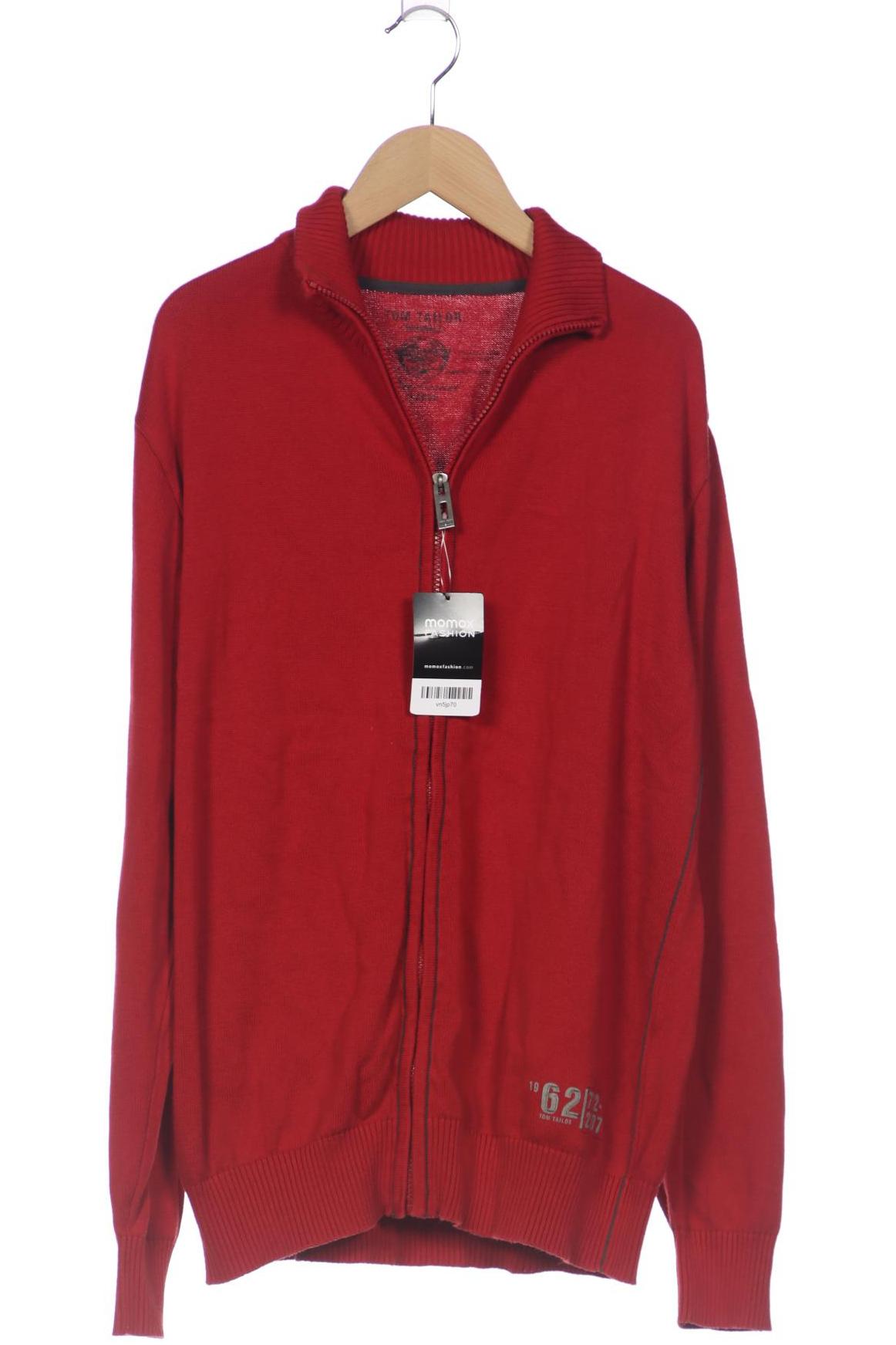 

Tom Tailor Herren Strickjacke, rot, Gr. 52