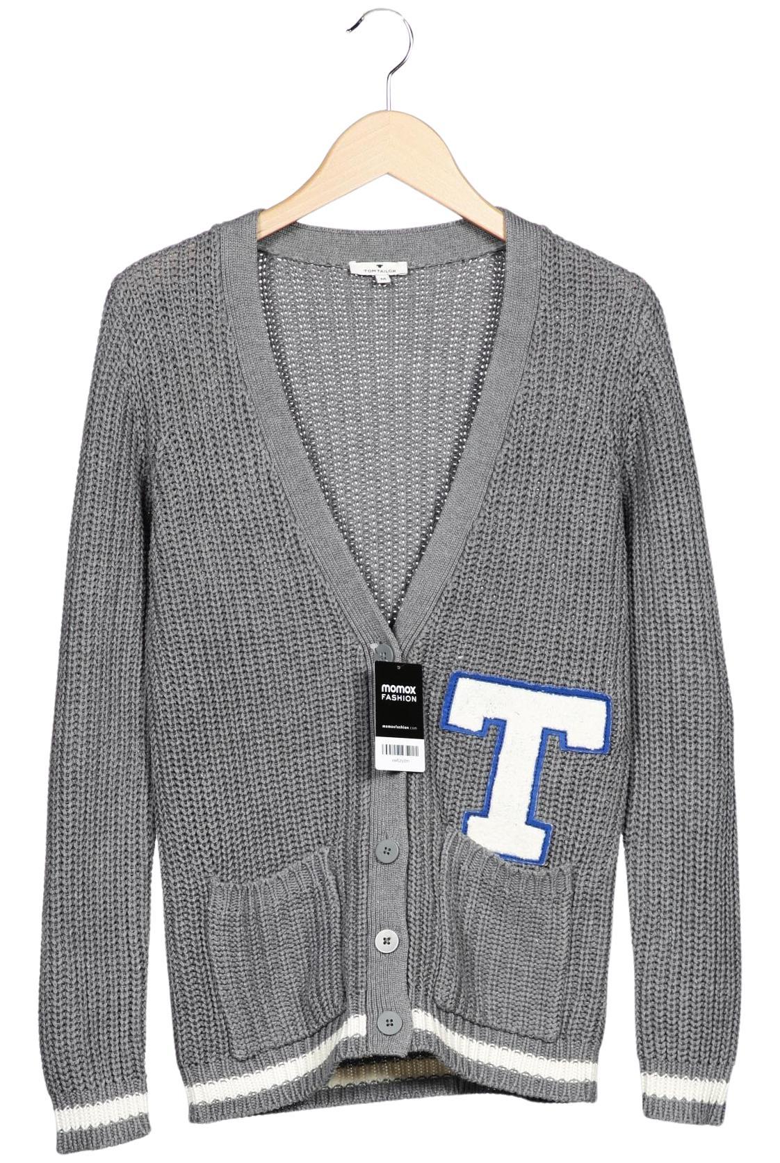 

Tom Tailor Herren Strickjacke, grau, Gr. 48