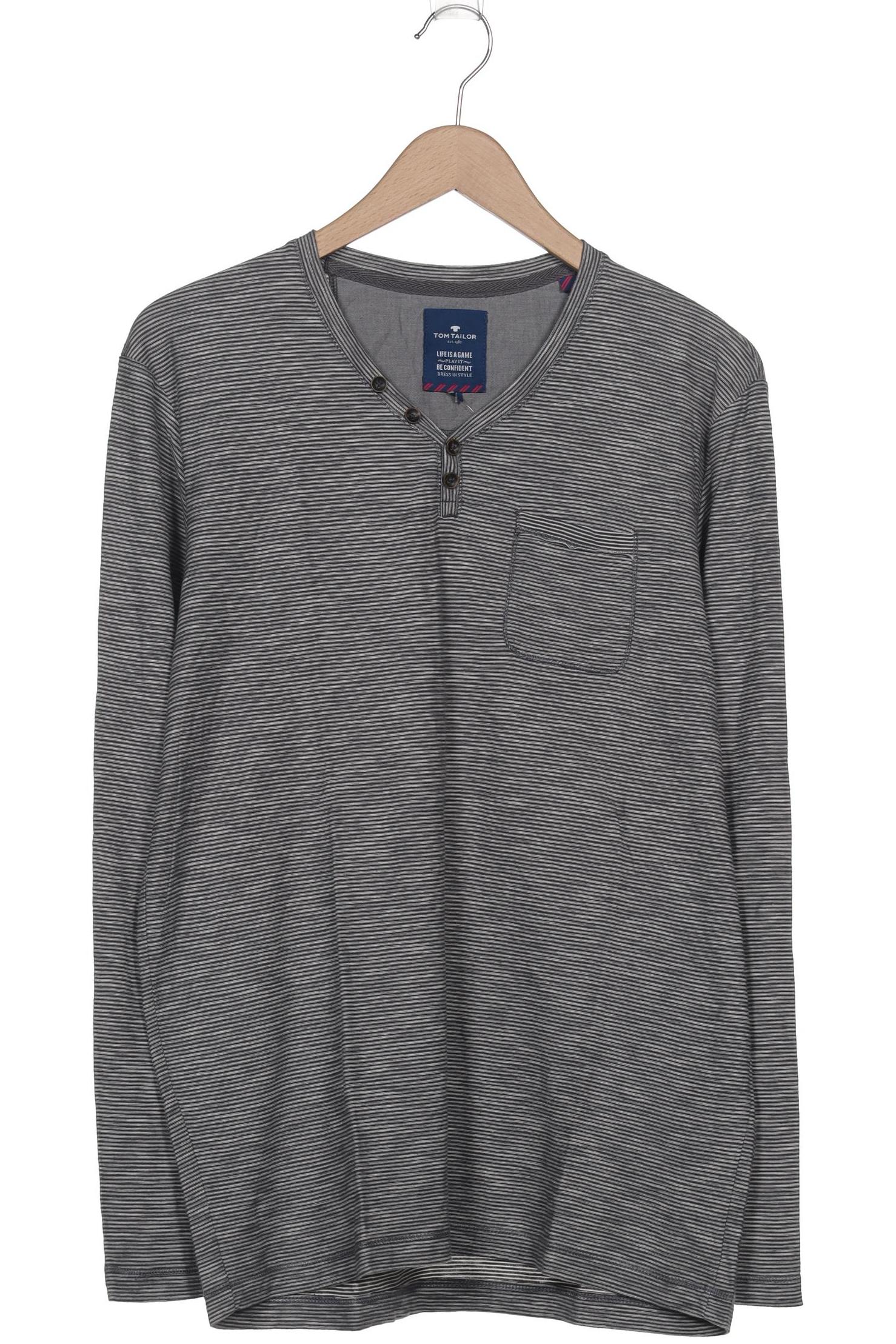 

Tom Tailor Herren Langarmshirt, grau, Gr. 52