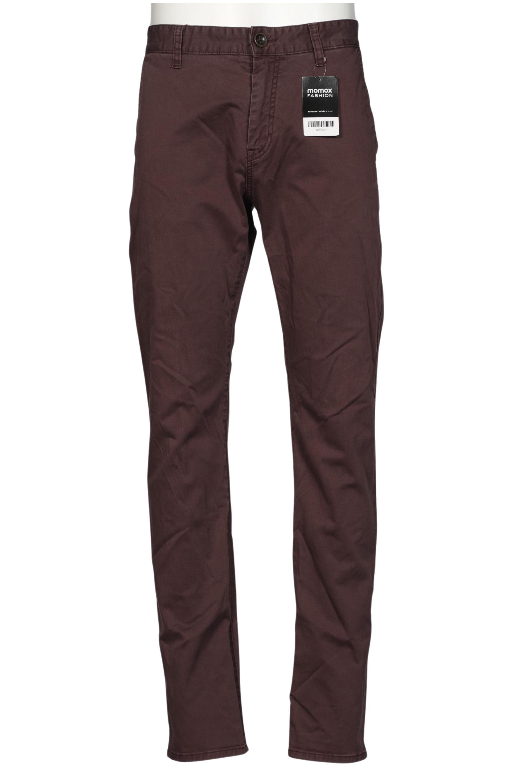 Thumbnail - Tom Tailor Herren Stoffhose, bordeaux, Gr. 34