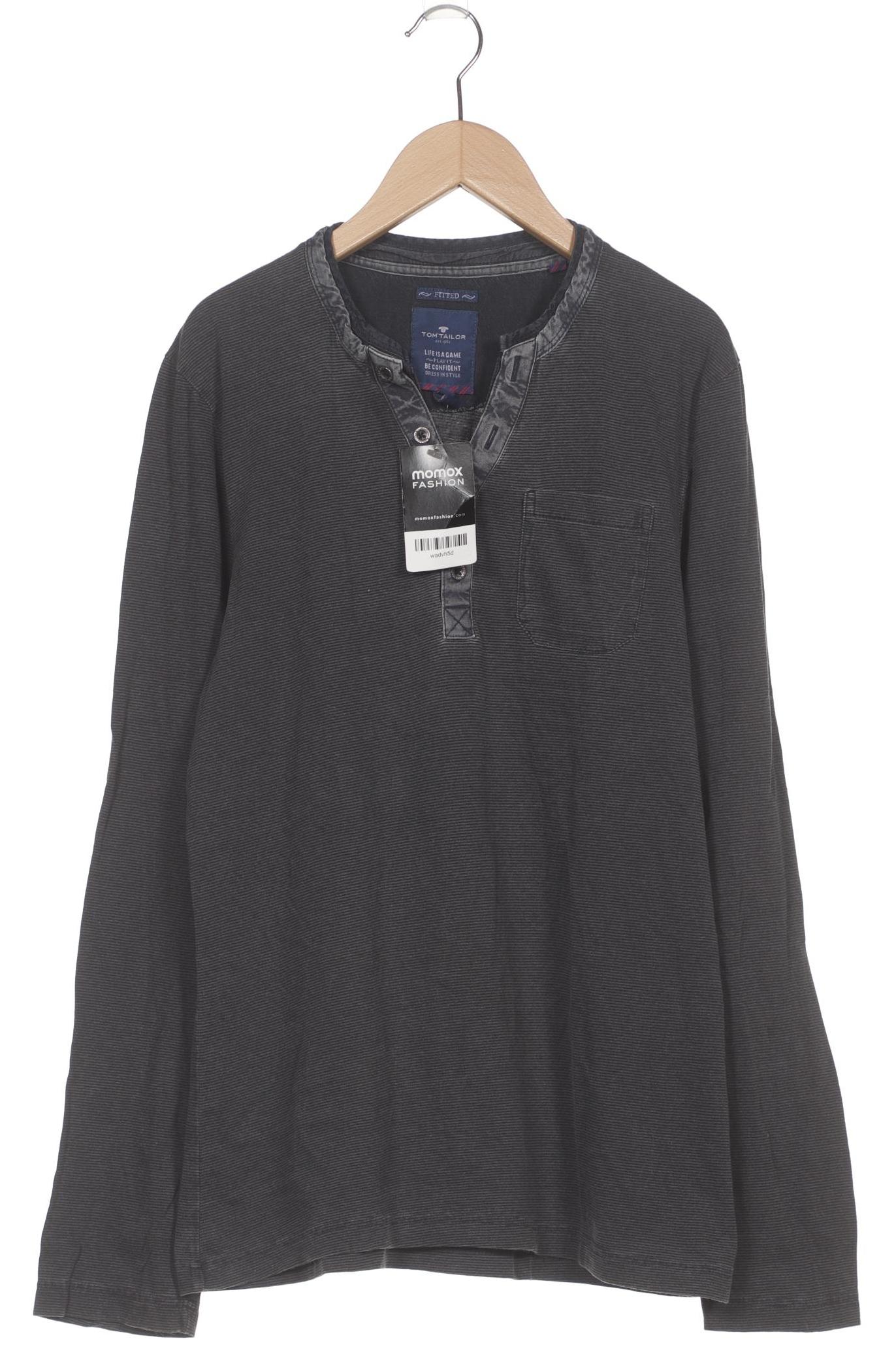 

Tom Tailor Herren Langarmshirt, grau, Gr. 48