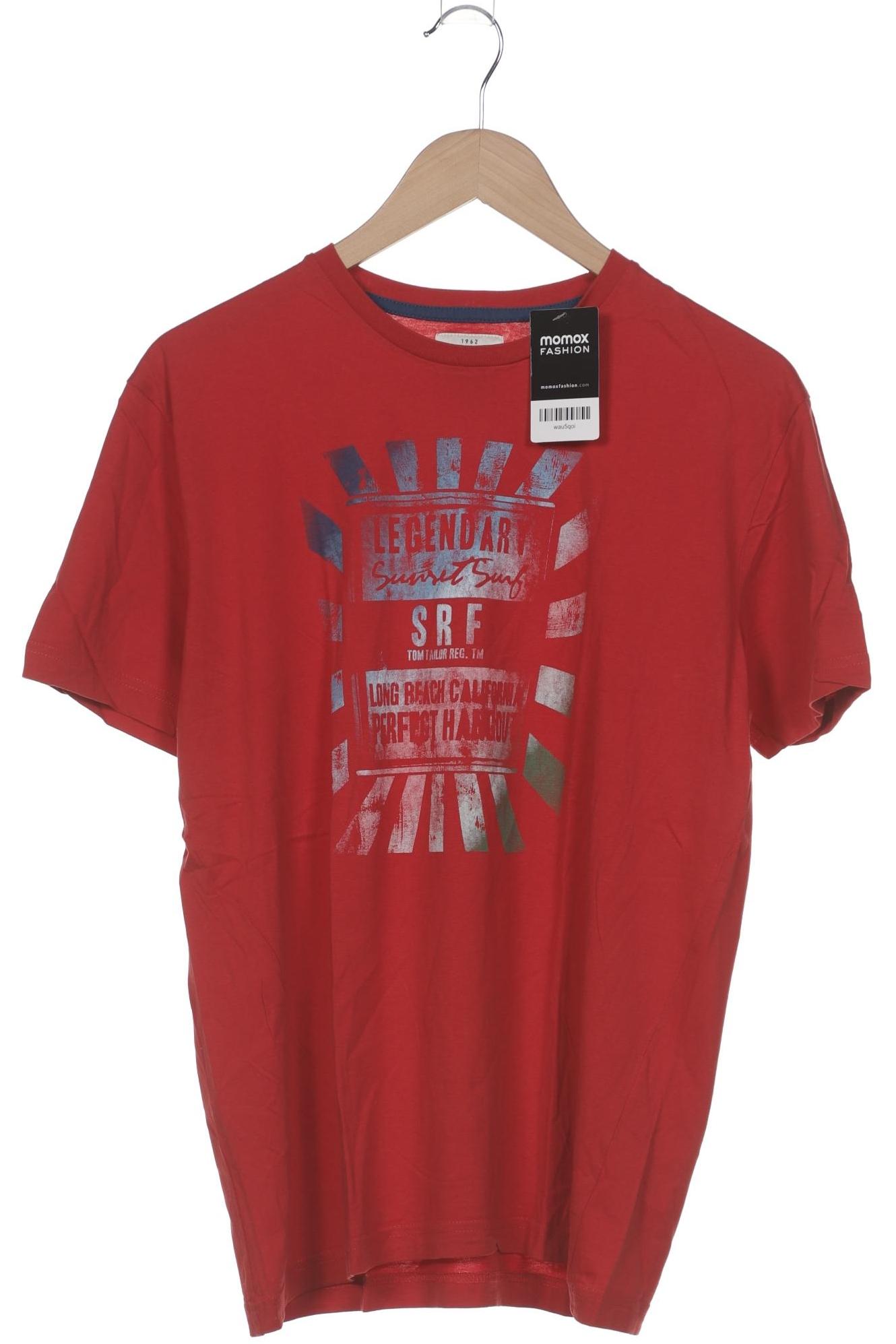 

Tom Tailor Herren T-Shirt, rot, Gr. 52