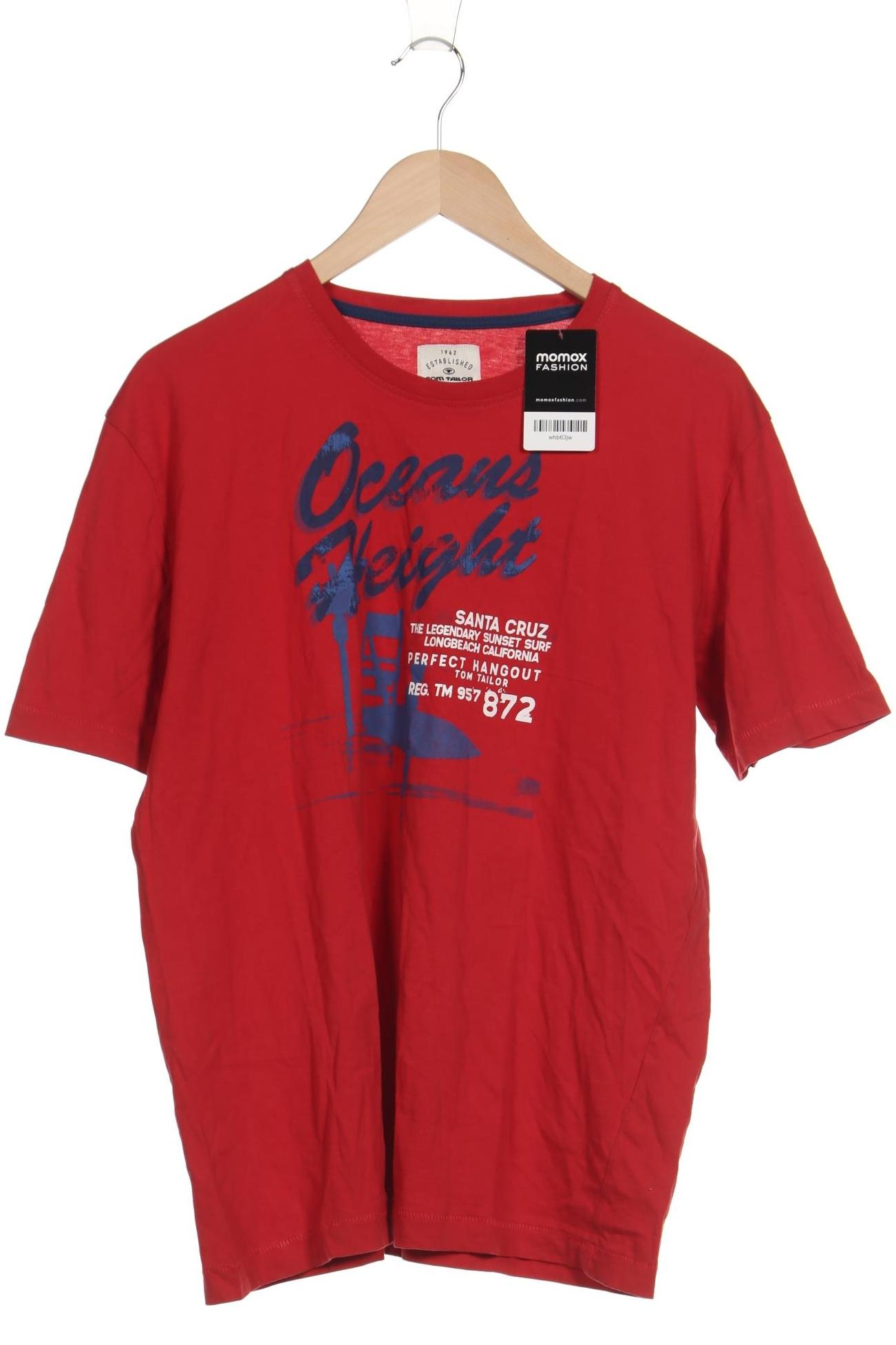 

Tom Tailor Herren T-Shirt, rot, Gr. 54