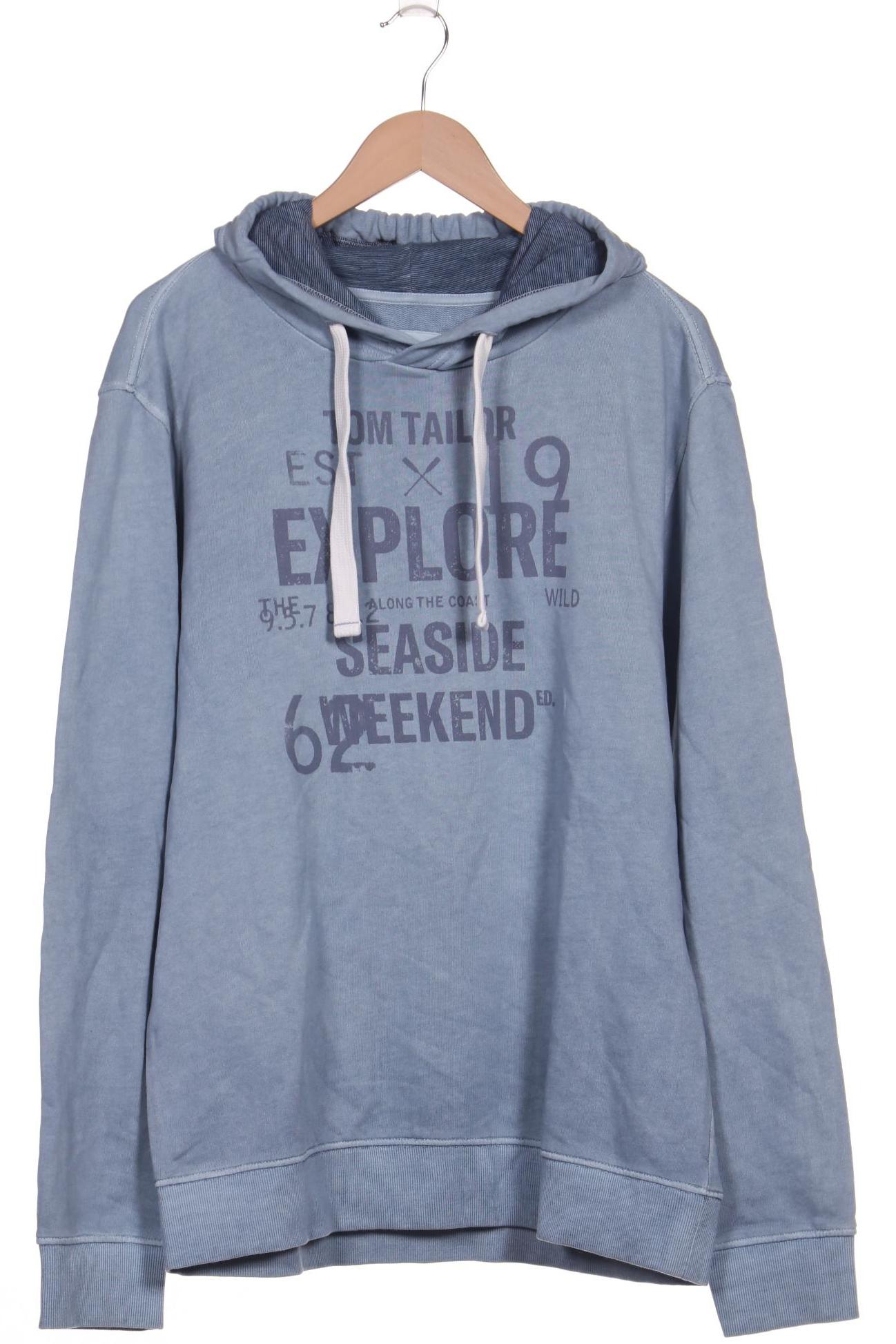 

Tom Tailor Herren Kapuzenpullover, blau, Gr. 54
