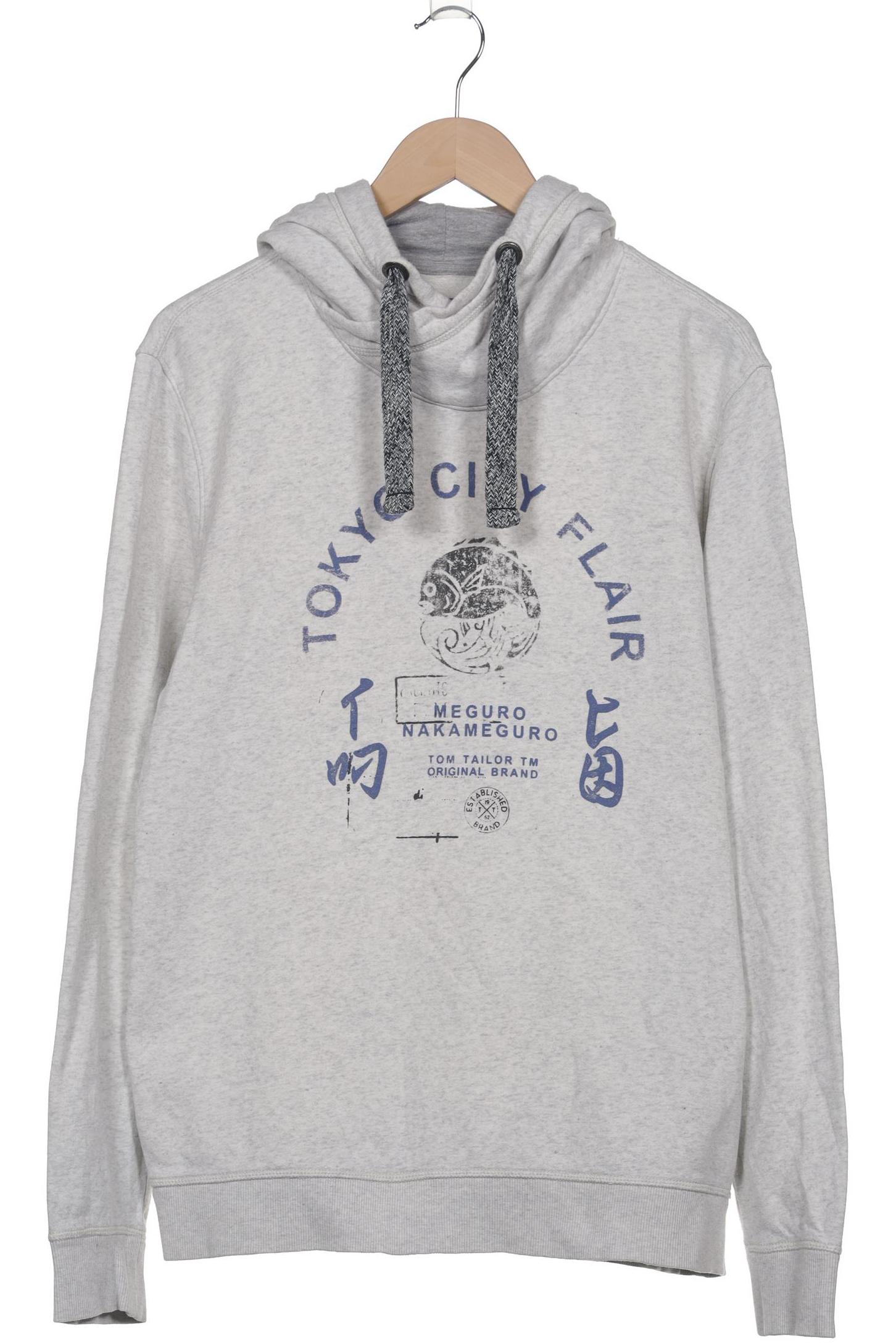 

Tom Tailor Herren Kapuzenpullover, grau, Gr. 54