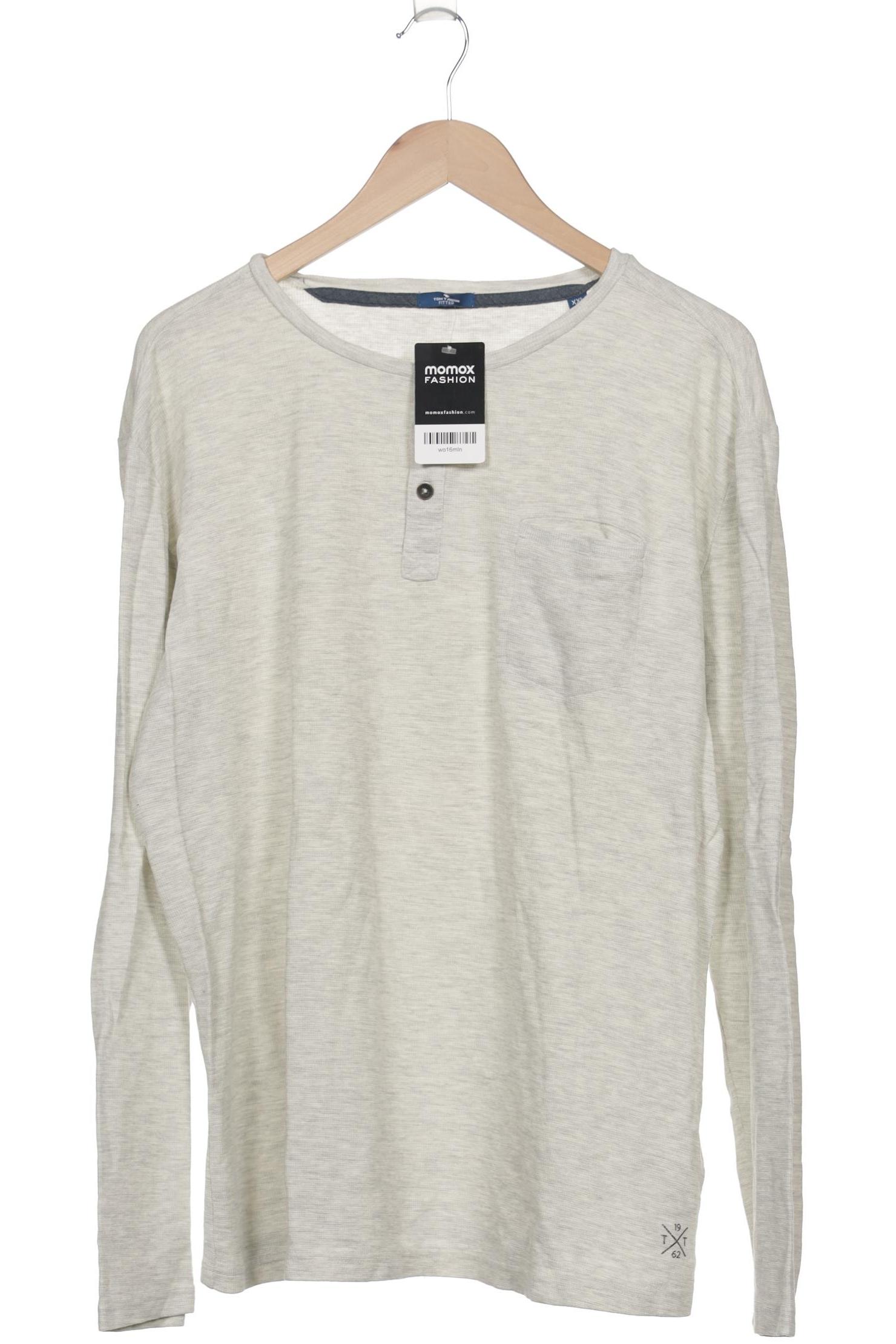 

Tom Tailor Herren Langarmshirt, grau, Gr. 56