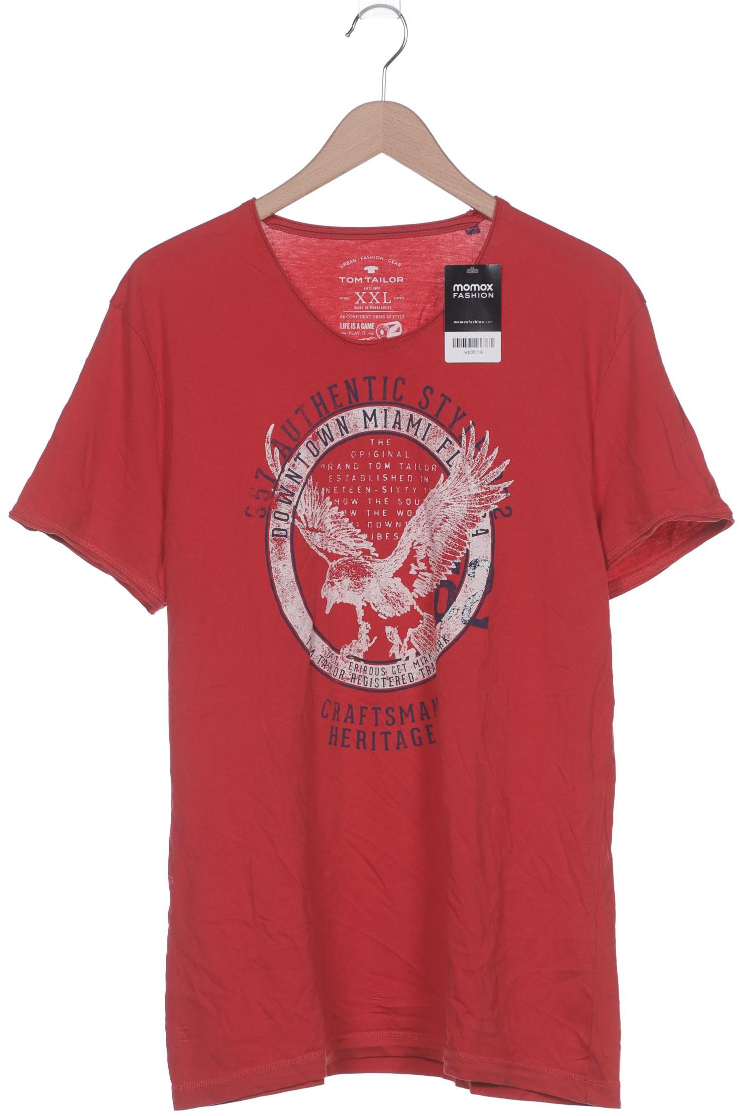 

Tom Tailor Herren T-Shirt, rot, Gr. 56