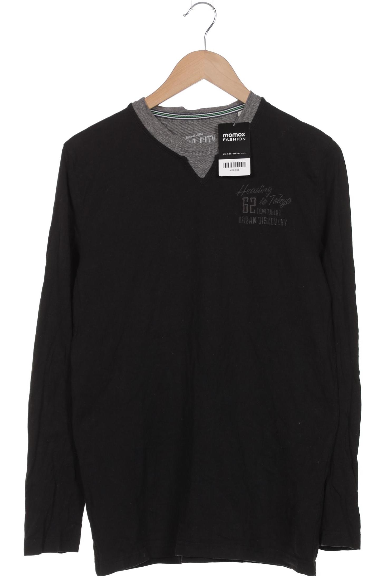 

Tom Tailor Herren Langarmshirt, schwarz, Gr. 52