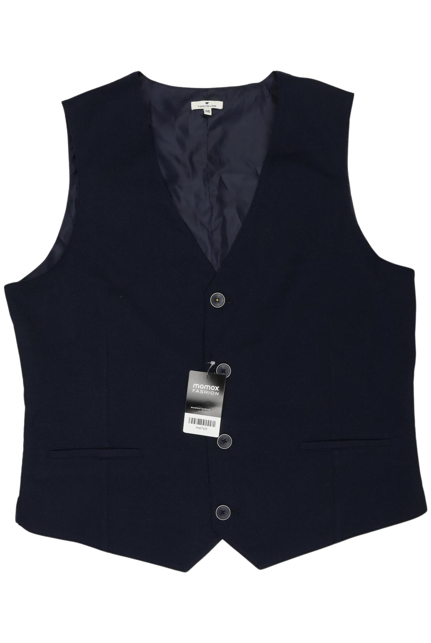 

Tom Tailor Herren Weste, marineblau, Gr. 56