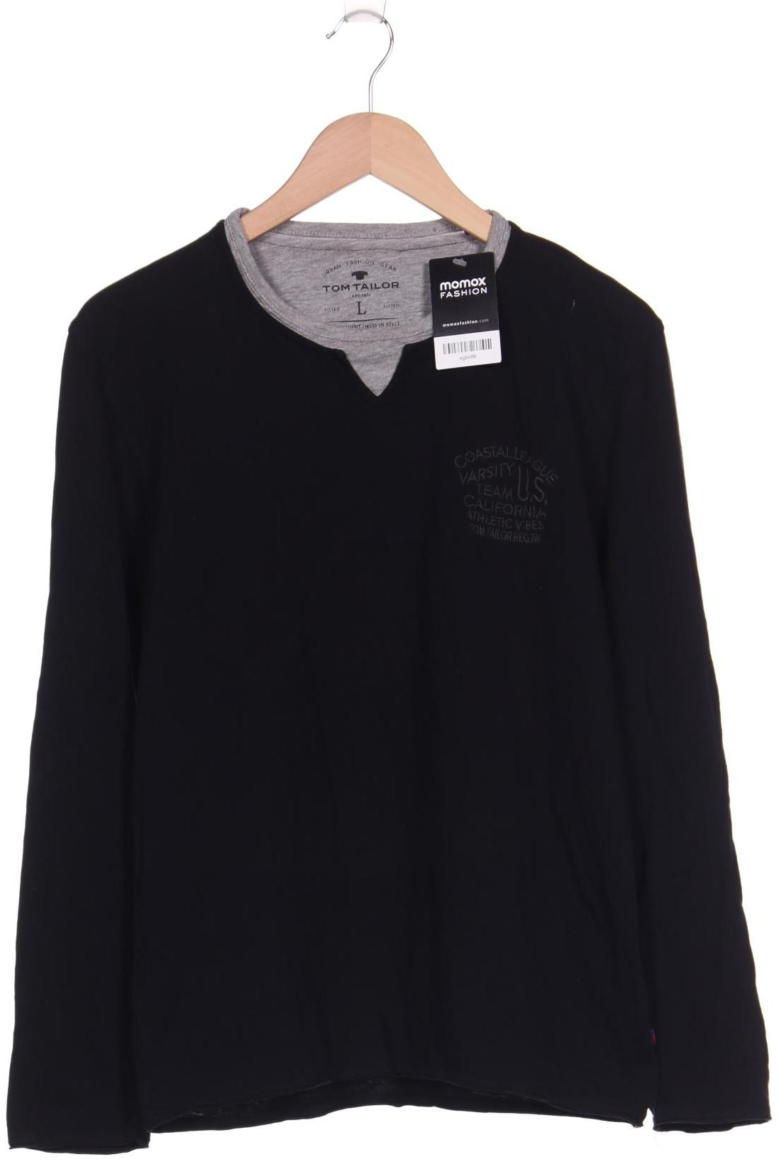 

Tom Tailor Herren Langarmshirt, schwarz