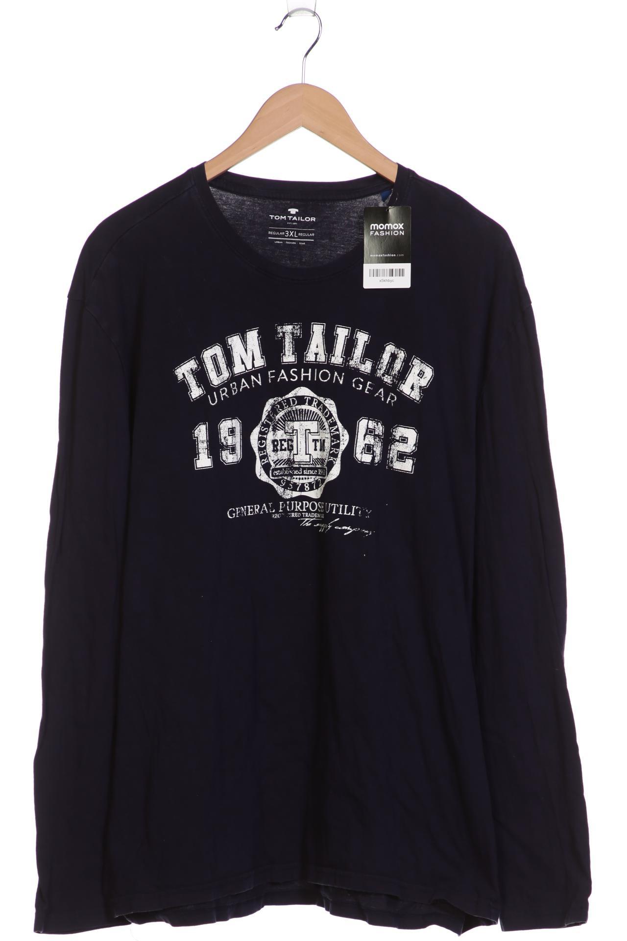 

Tom Tailor Herren Langarmshirt, marineblau, Gr. 58