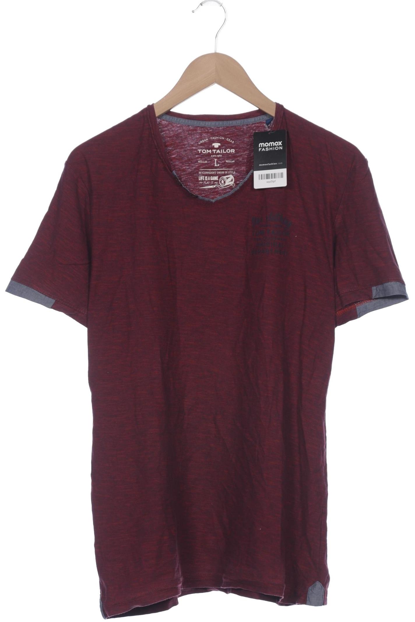 

Tom Tailor Herren T-Shirt, bordeaux, Gr. 52